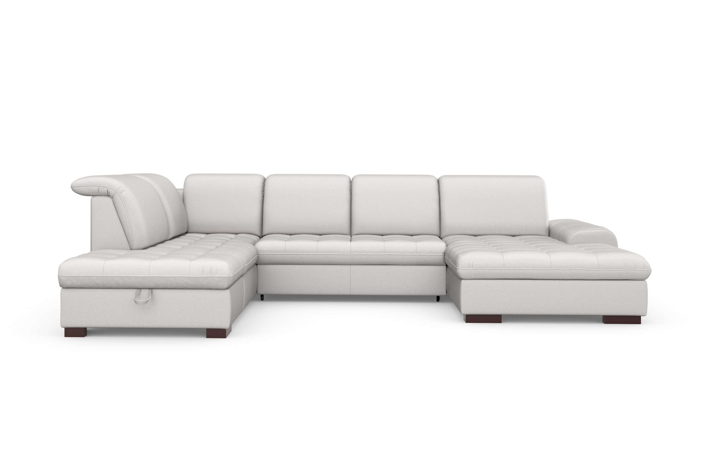sit&more Wohnlandschaft »Luxor U-Form«, wahlweise mit Bettfunktion, Bettkasten und Kopfteilverstellung