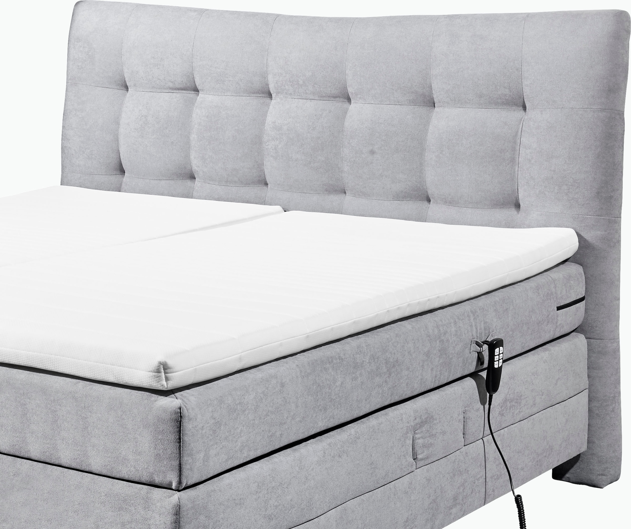 ED EXCITING DESIGN Boxspringbett »Malibu«, inkl. Motor und Topper