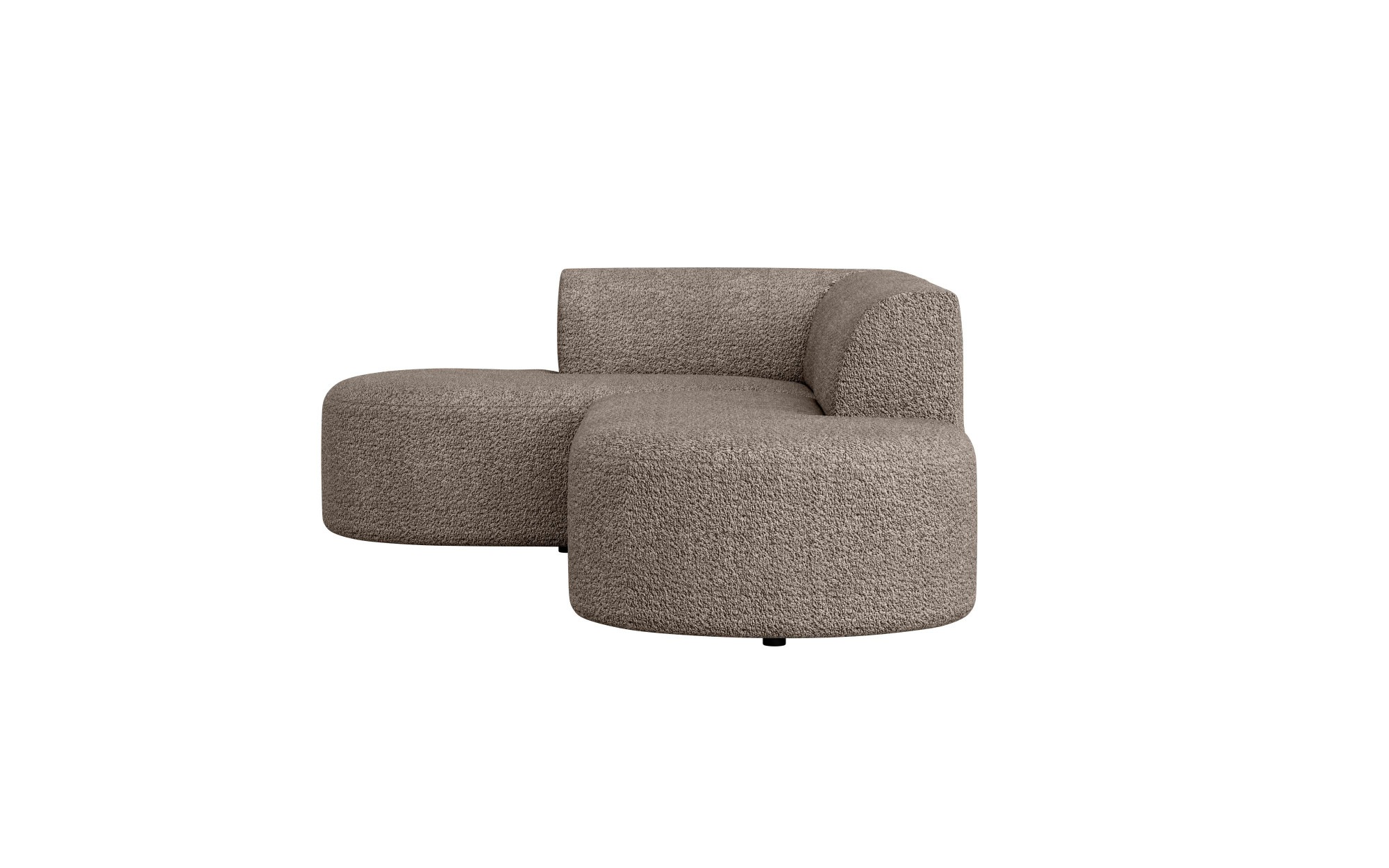 andas Ecksofa »Ecksofa Tvinne mit Ottomane links oder rechts bestellbar«, L-Form, mit Wellenunterfederung, BxTxH 260x170x73 cm