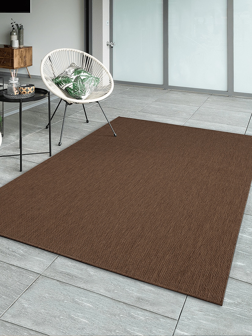 the carpet Teppich »Mistra«, rechteckig, 1 mm Höhe, moderner robuster In un günstig online kaufen