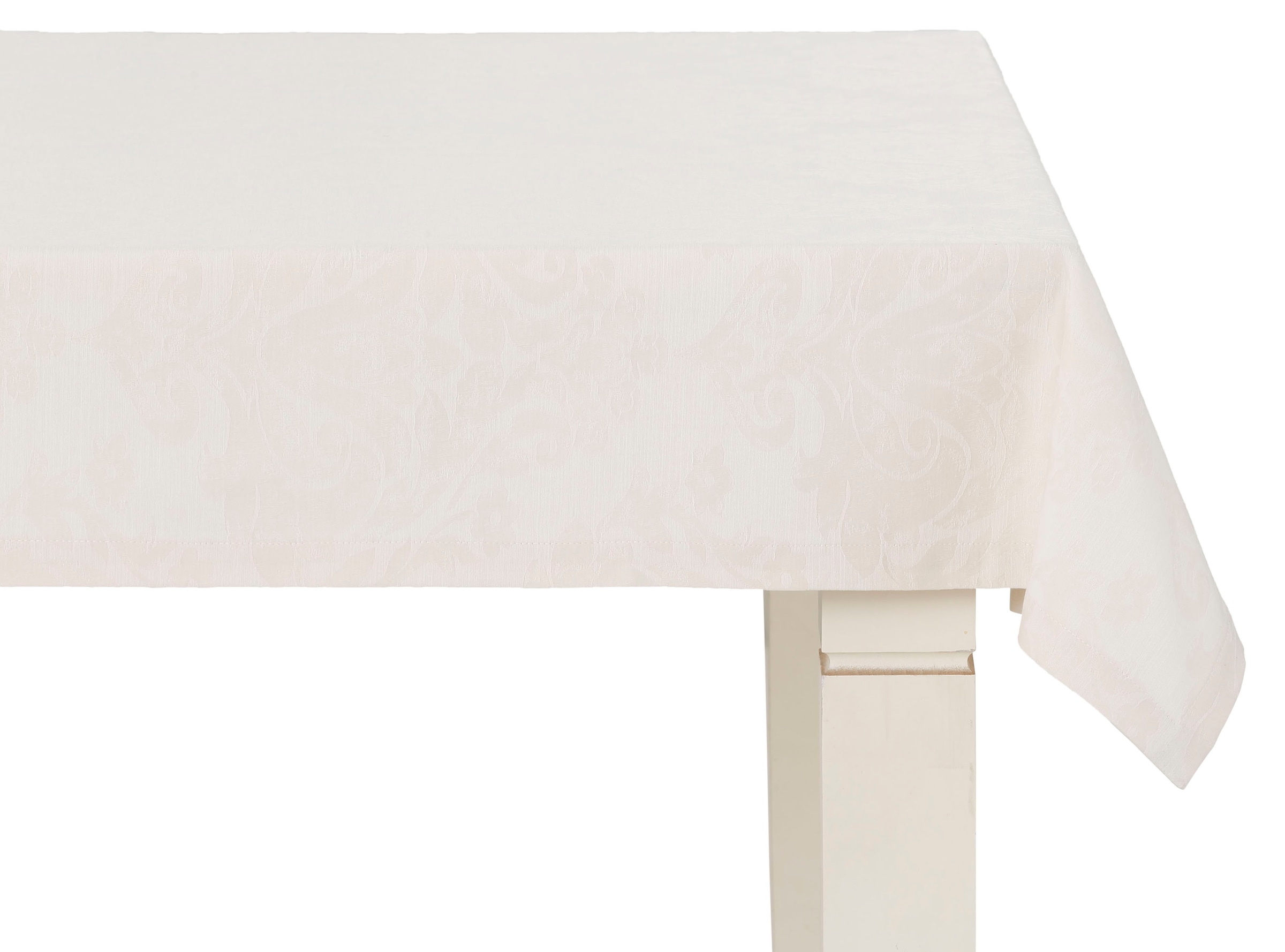 Dreams Tischdecke »Ornament« Jacquard, Uni Farben, eckig, 130x170 cm oder 150x250 cm