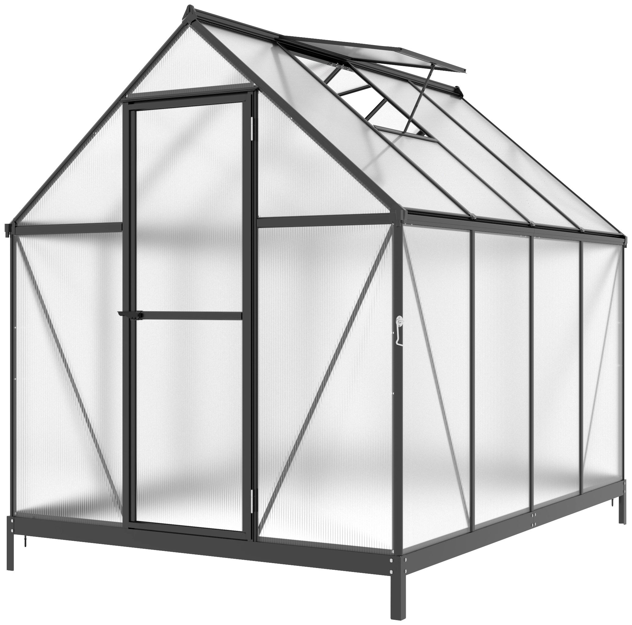 KONIFERA Gewächshaus mit Fundamentrahmen