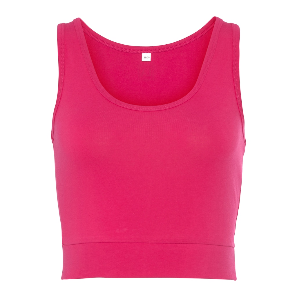 LASCANA ACTIVE Sporttop »-Basic-Crop-Top«