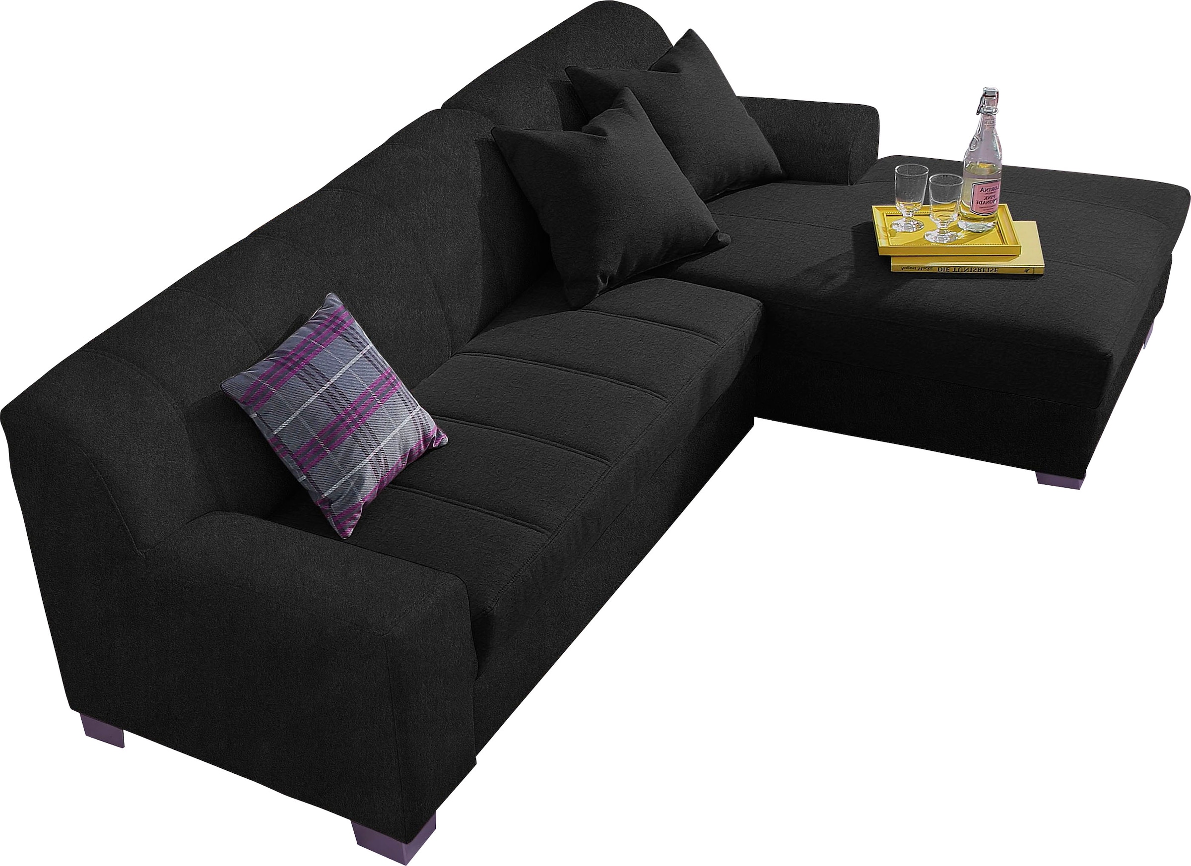 INOSIGN Ecksofa »Anzio, elegant und gemütlich, Breite 239cm, L-Form«, wahlw günstig online kaufen