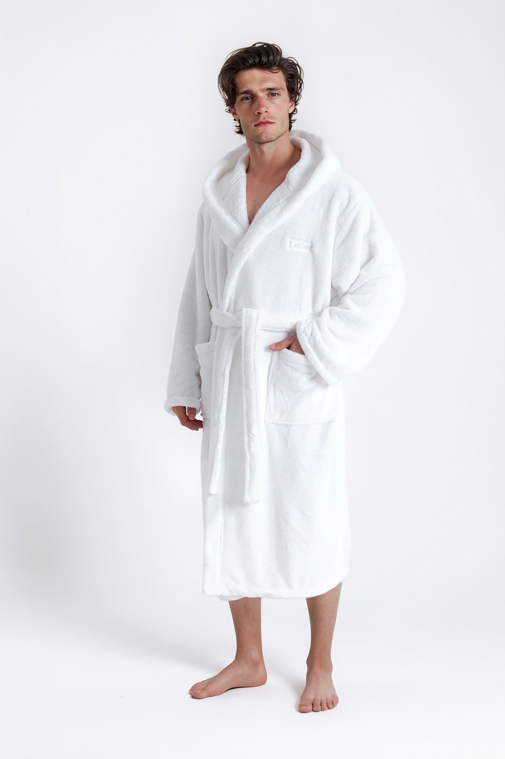 LeGer Home by Lena Gercke Unisex-Bademantel »Lovina, ideal für Sauna & Spa, Hotelbademantel, Morgenmantel«, (1 St.), kuschelig weicher Fleece, für Damen und Herren, XS-3XL