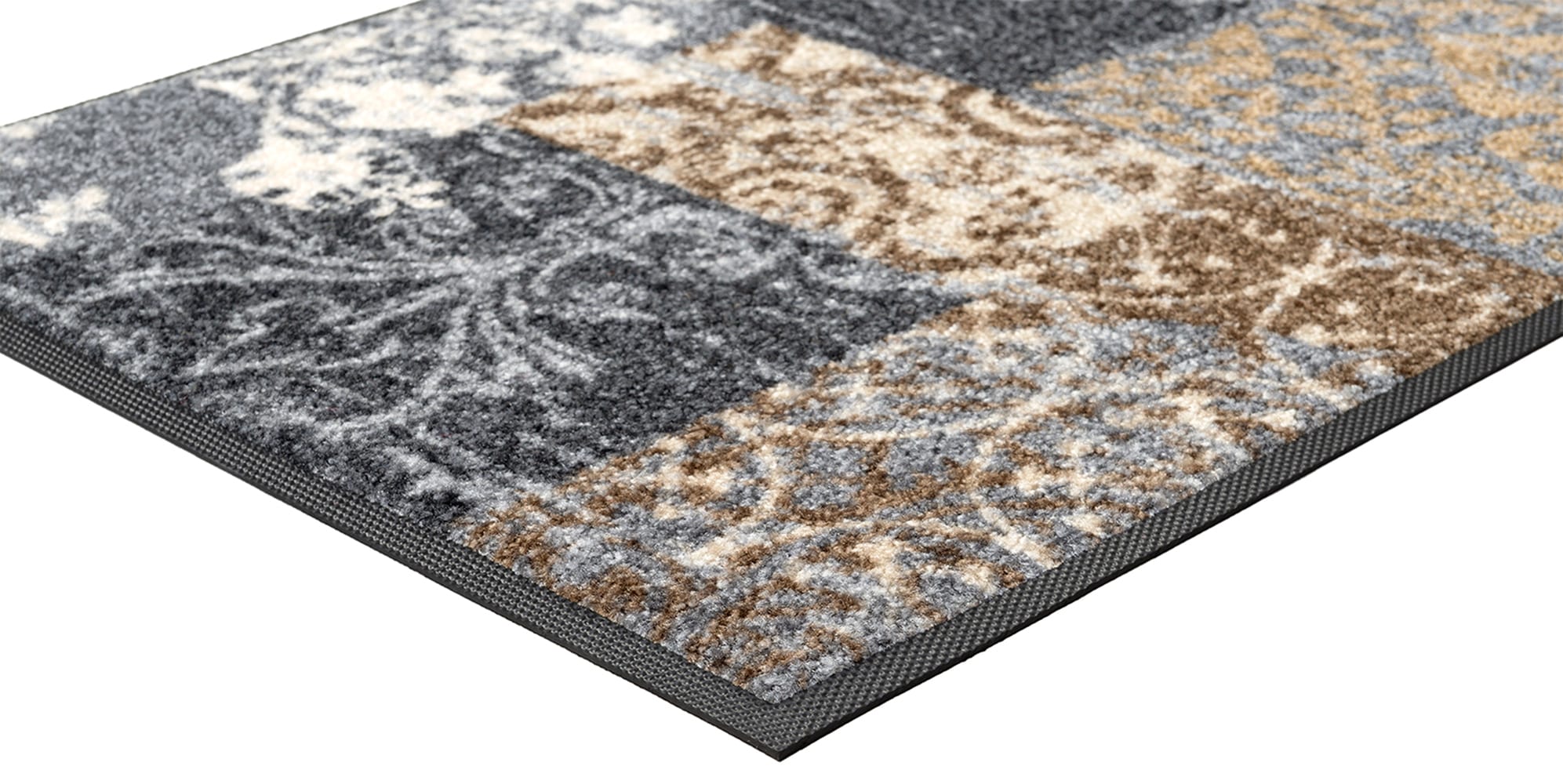 wash+dry by Kleen-Tex Fußmatte »Armonia« rechteckig 7 mm Höhe Schmutzfangmatte, Patchwork Design, Ornamente, rutschhemmend, waschbar