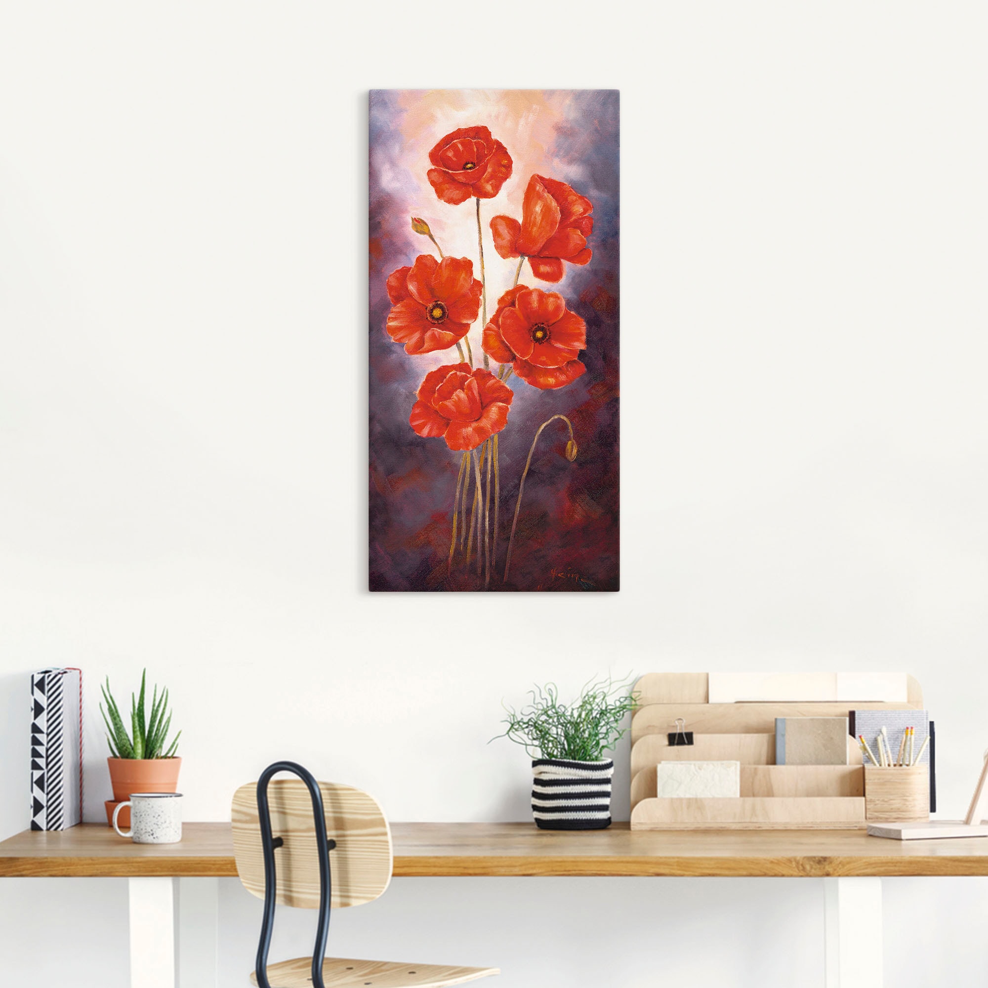 Artland Wandbild »Mohn V«, Blumen, (1 St.), als Leinwandbild, Poster in ver günstig online kaufen