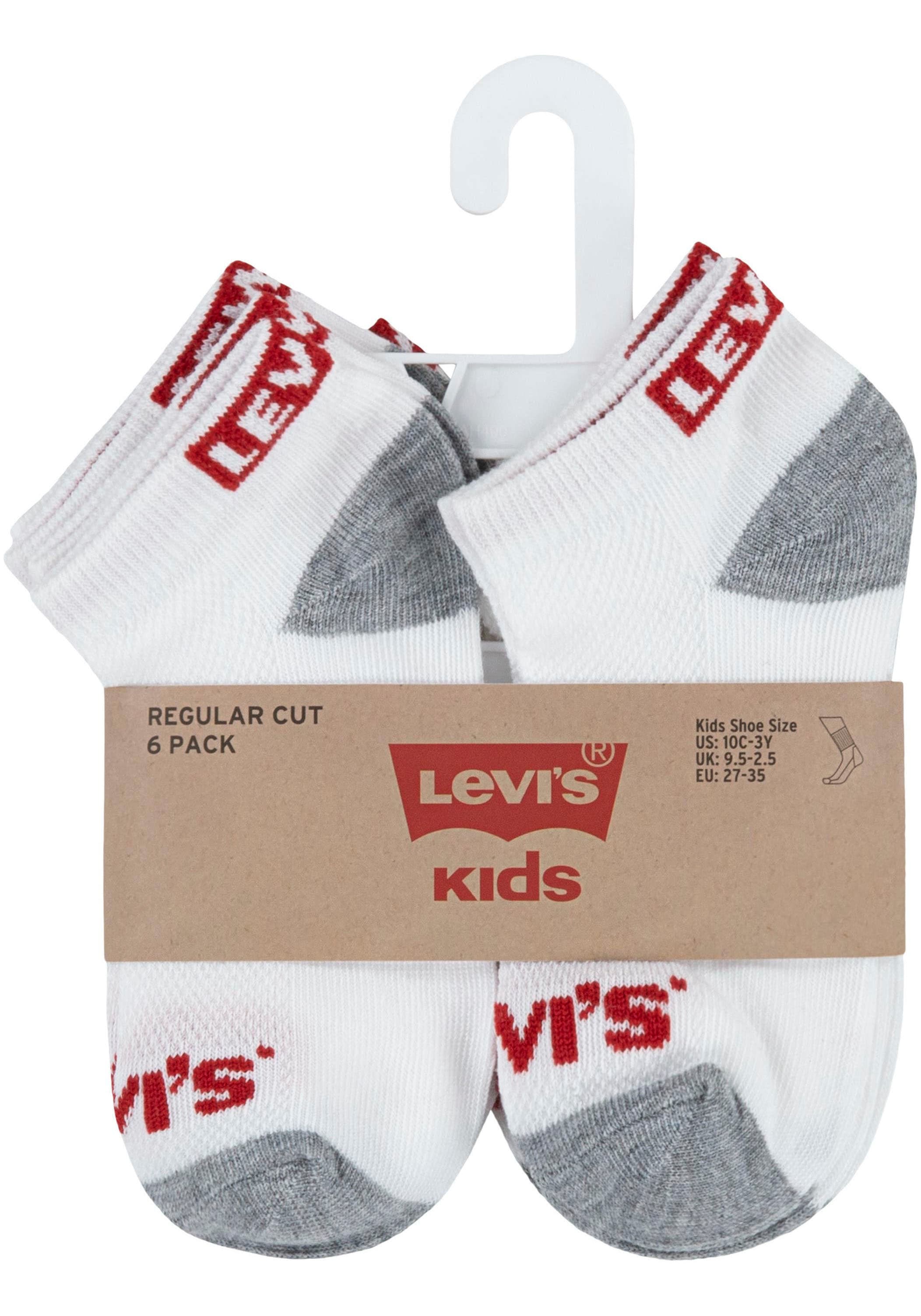 Levi's® Kids Kurzsocken »LHN BOX TAB LOW CUT 6PK MarkeL«, (Packung, 6 Paar), UNISEX