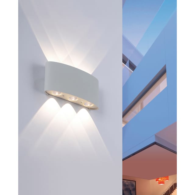 Paul Neuhaus LED Außen-Wandleuchte »Carlo«, 6 flammig-flammig, Schutzart IP  54, Für Außen- und Innenbereich auf Rechnung bestellen