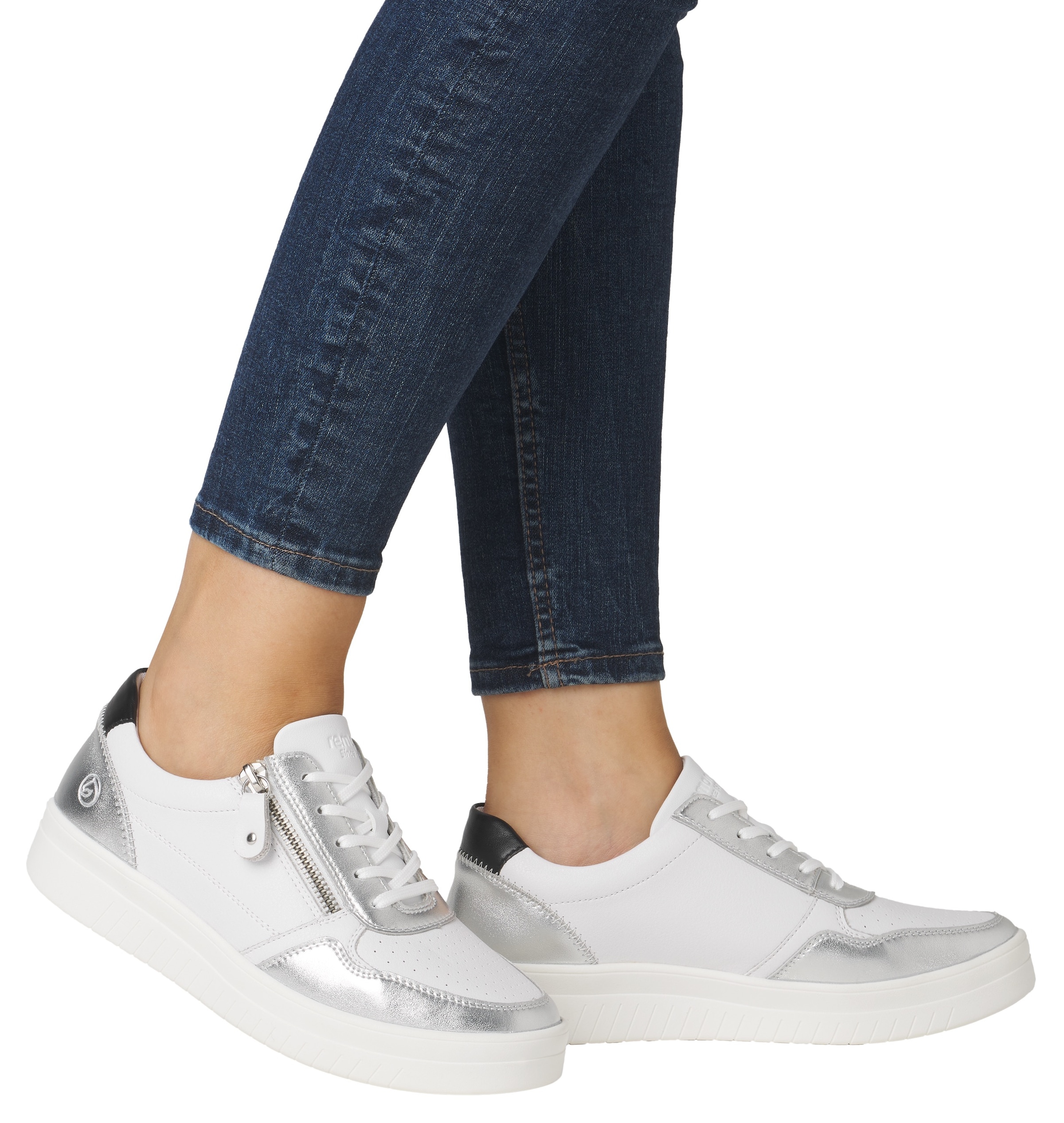 Remonte Plateausneaker  , Freizeitschuh, Halbschuh, Schnürschuh mit Schaftrandpolsterung