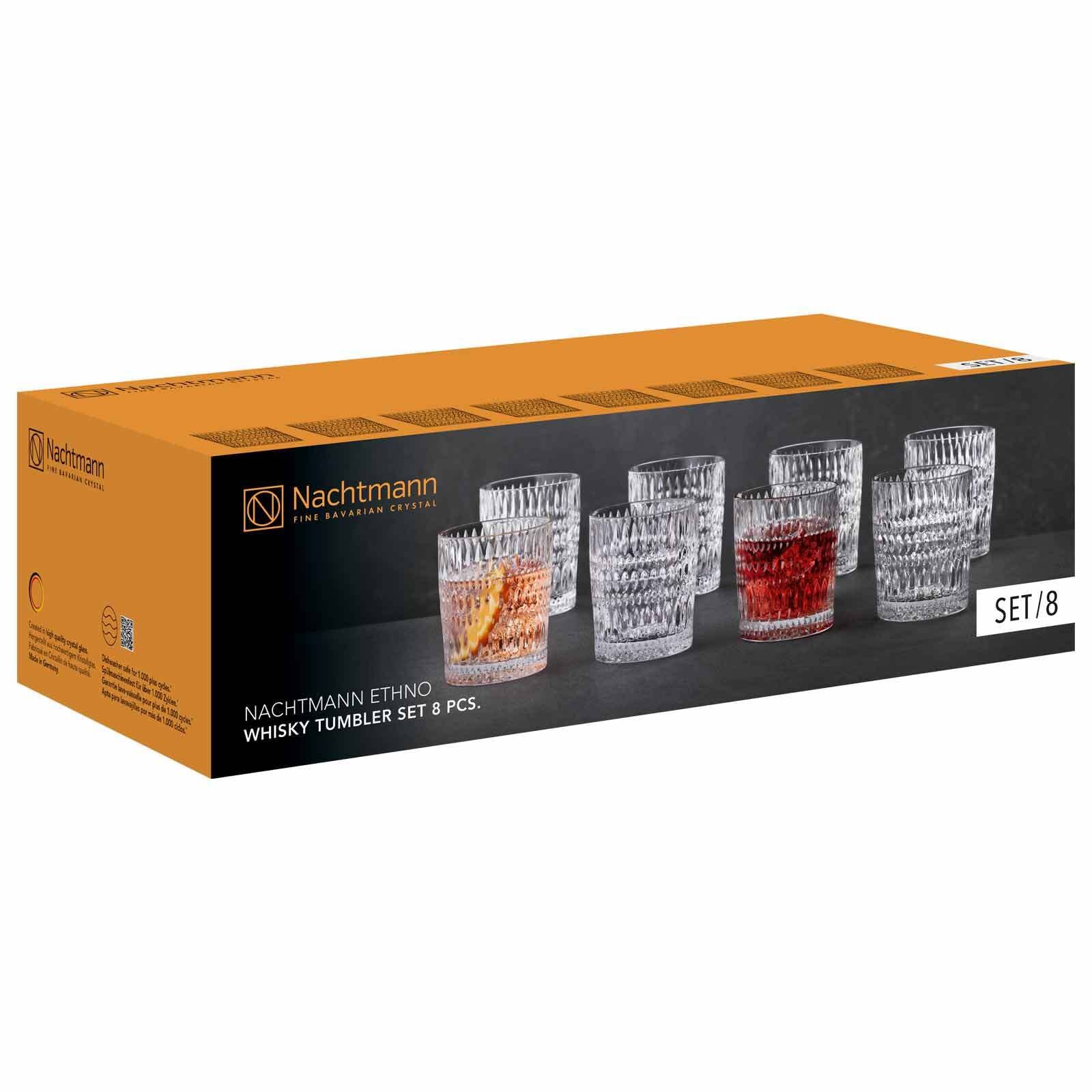 Nachtmann Whiskyglas »Becher Ethno 304 ml 8er Set transparent«