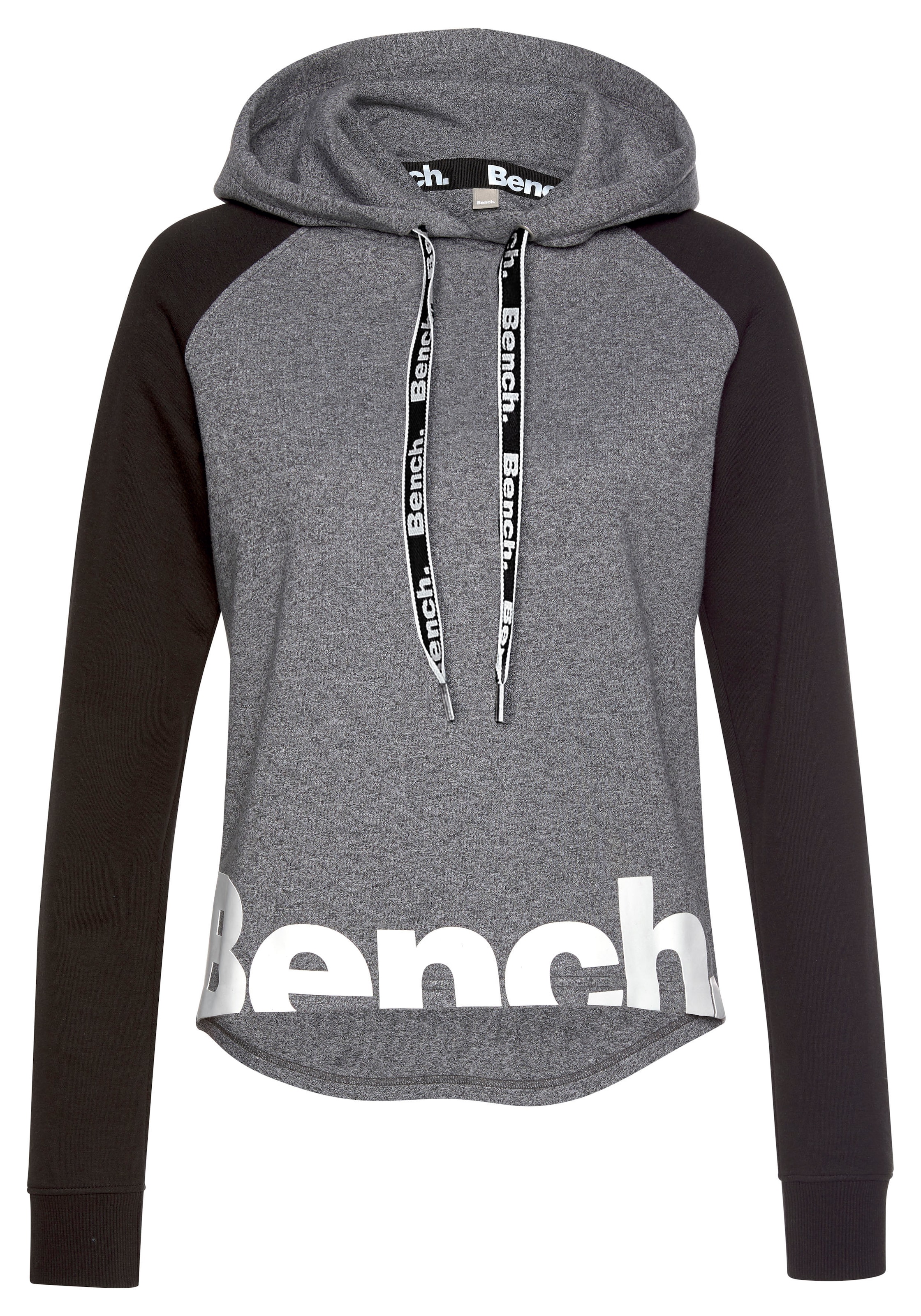 Bench. Loungewear Kapuzensweatshirt, mit online Hoodie kaufen Ärmeln Loungeanzug, und Logodruck, abgesetzten farblich