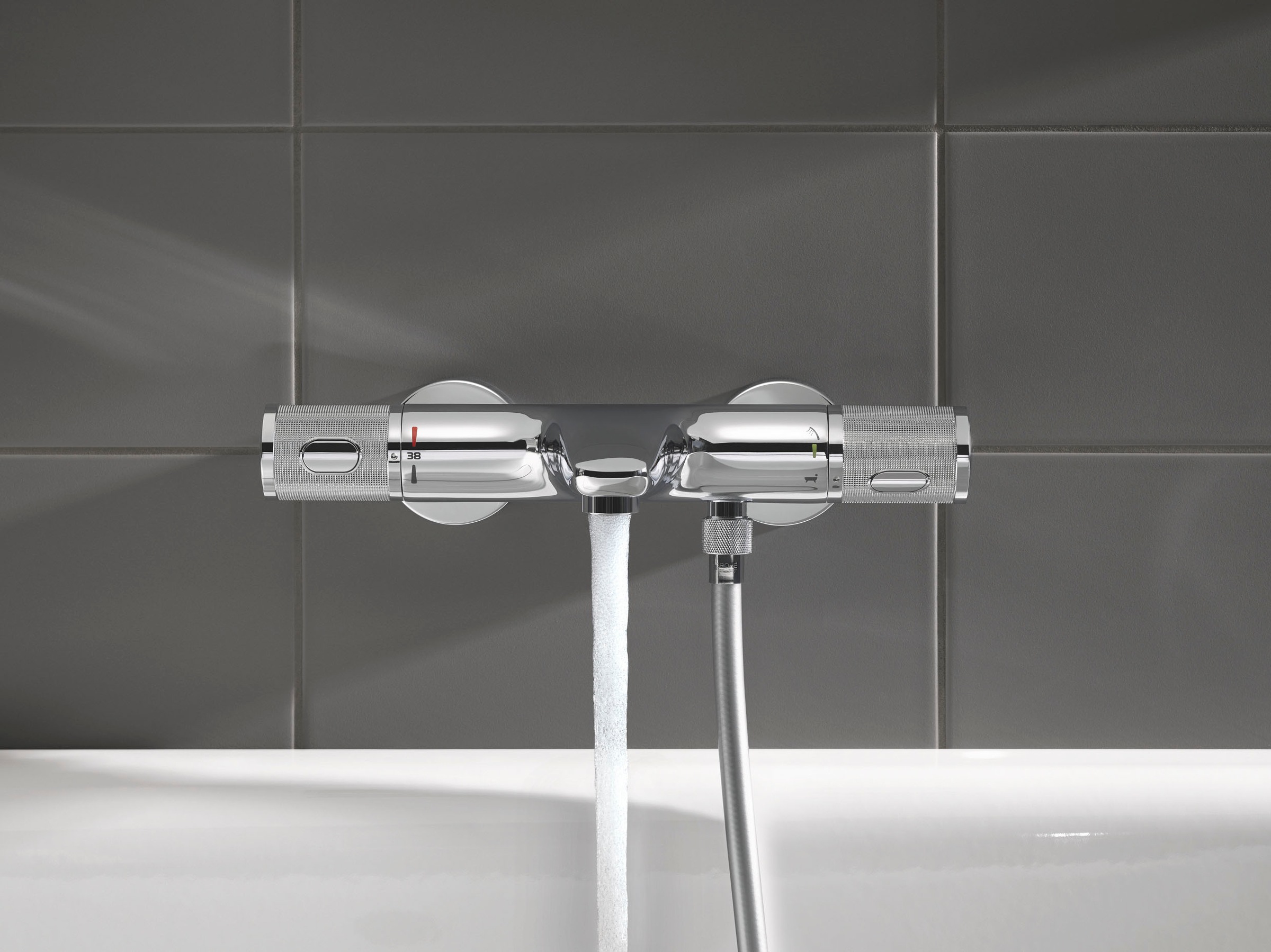 Grohe Duschsystem »Precision Feel«, (Packung), mit langlebieger und scheinender Oberfläche