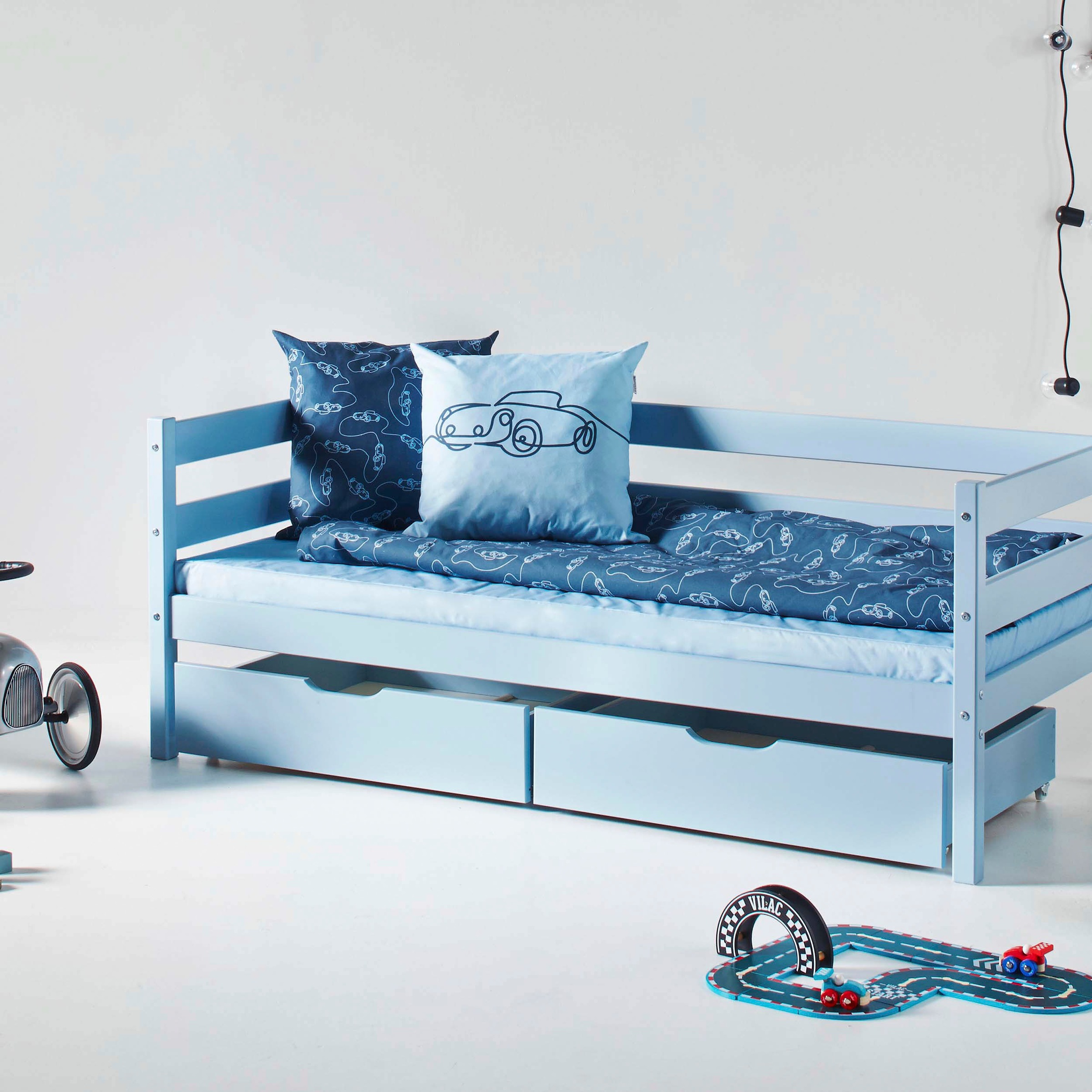 Hoppekids Bettschubkasten »ECO Comfort«, (2 St.), auf Rollen in verschiedenen Farben erhältlich 2 St.
