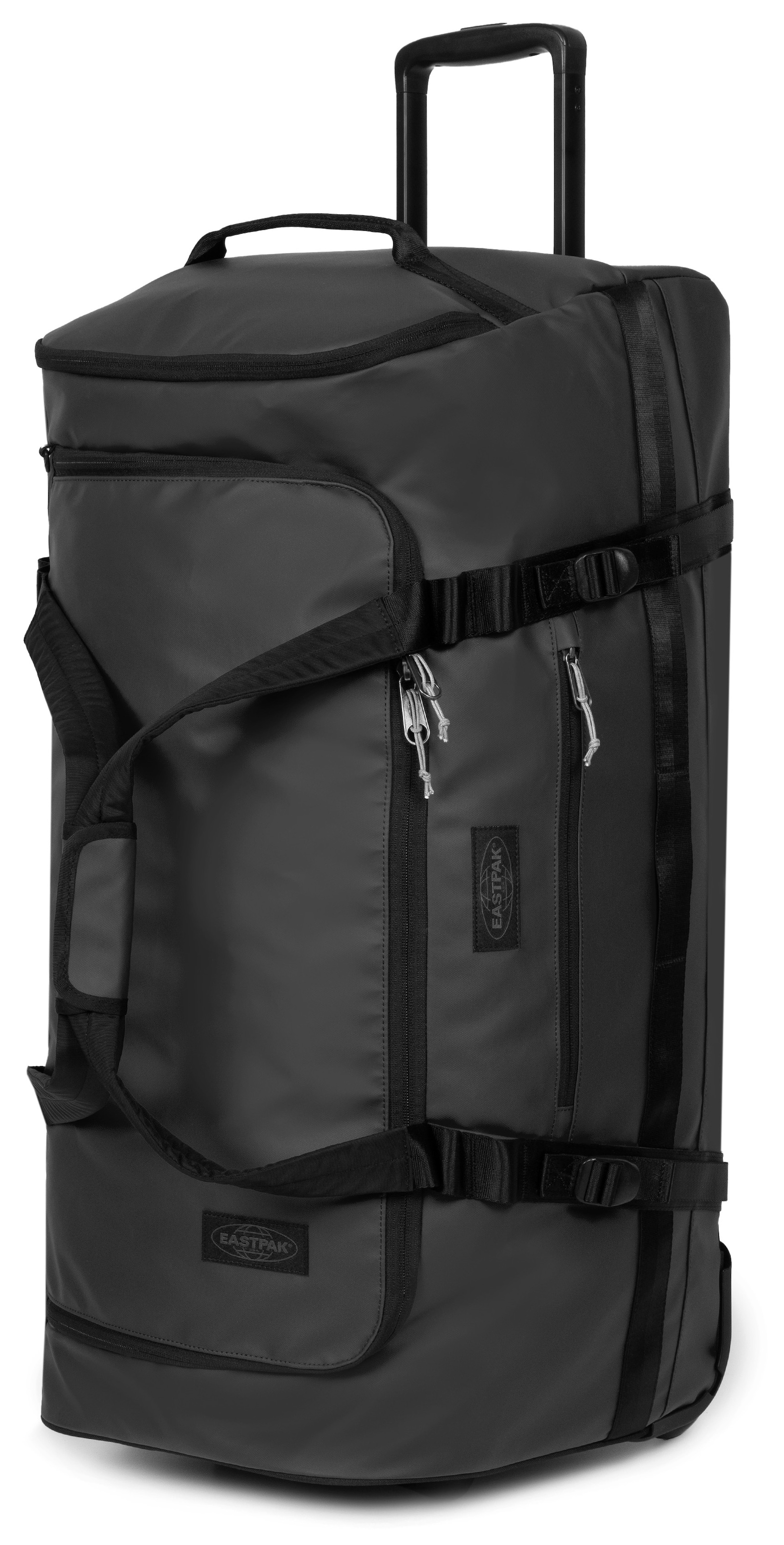 Eastpak Weichgepäck-Trolley »DUFFEL PACK WHEEL L TARP BLACK2«, 2 Rollen, Reisetasche mit Rollen Weichgepäck Koffer Aufgabegepäck
