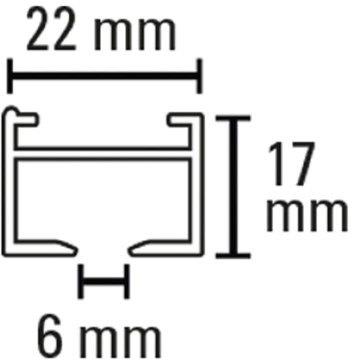SCHÖNER WOHNEN-Kollektion Vorhangschiene »Aluminium-Vorhangschienen Set Emilia 1-Lauf«, 1 läufig-läufig