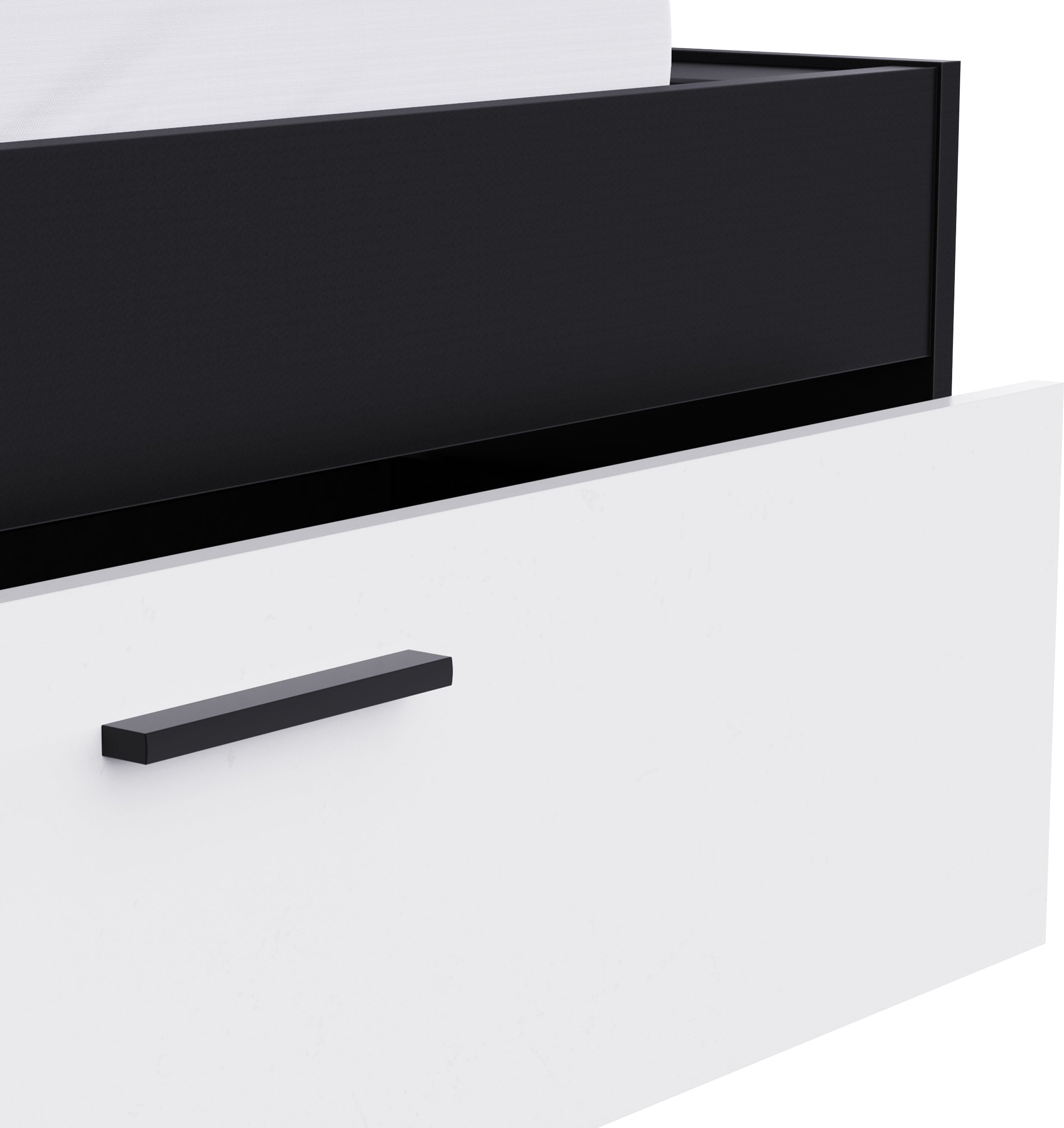 Demeyere GROUP Stauraumbett »DREAMPAD Bett 90x190/200 mit Ablage«
