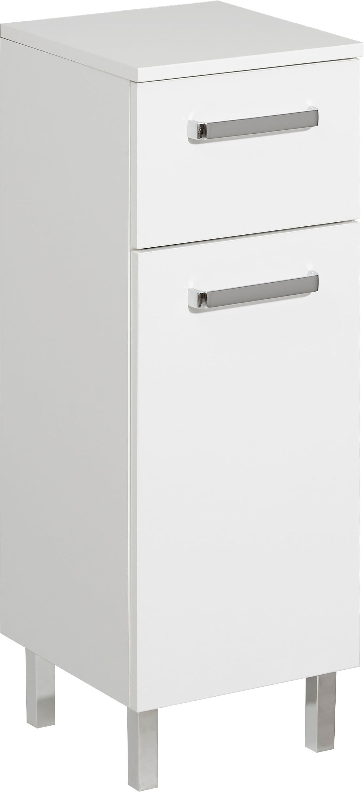 Saphir Badmöbel-Set »Quickset 5-teilig, Waschbeckenunterschrank mit LED-Spiegelschrank« 5 Stk. tlg.