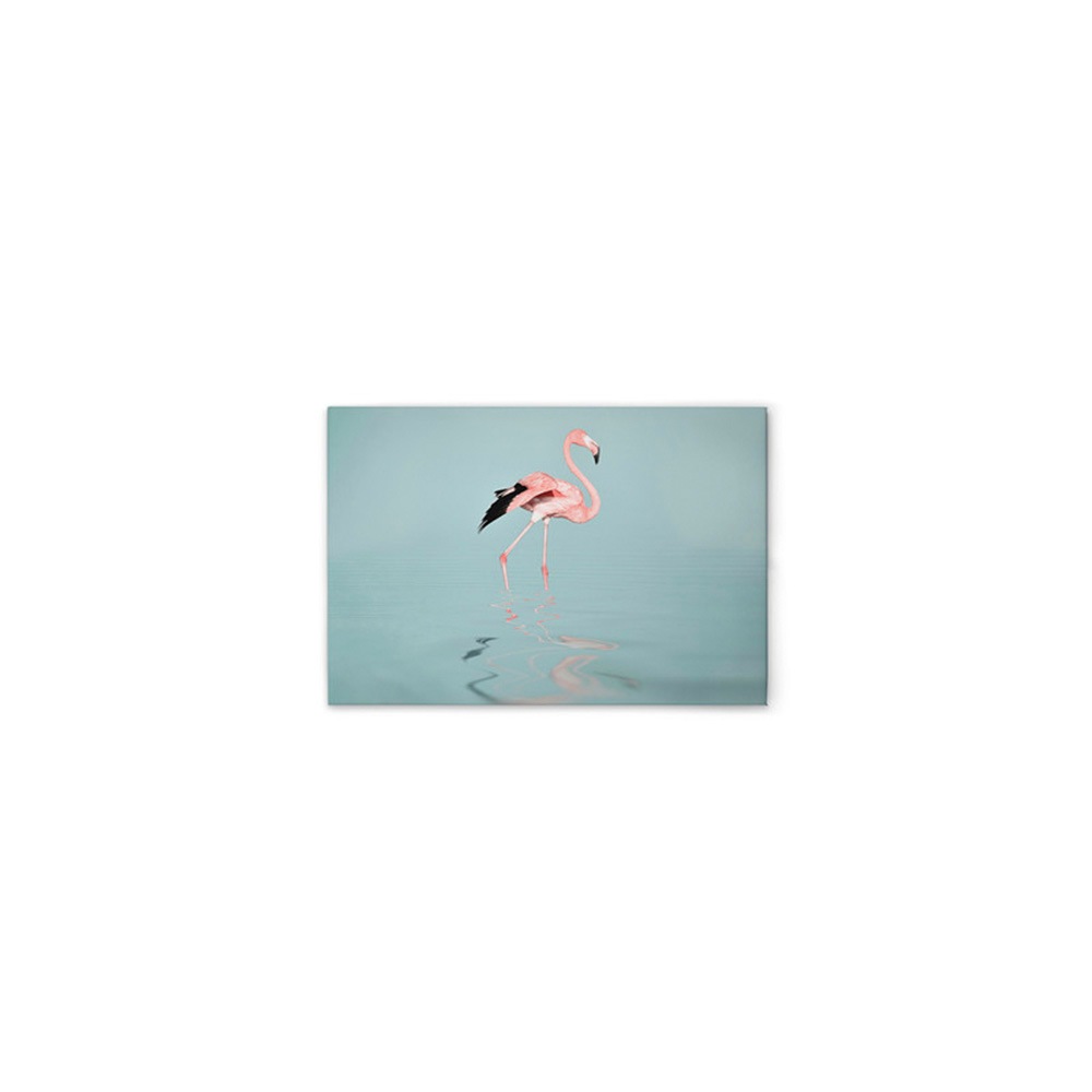 A.S. Création Leinwandbild »Flamingo Water - Wandbild Blau Rosa Grau Keilra günstig online kaufen