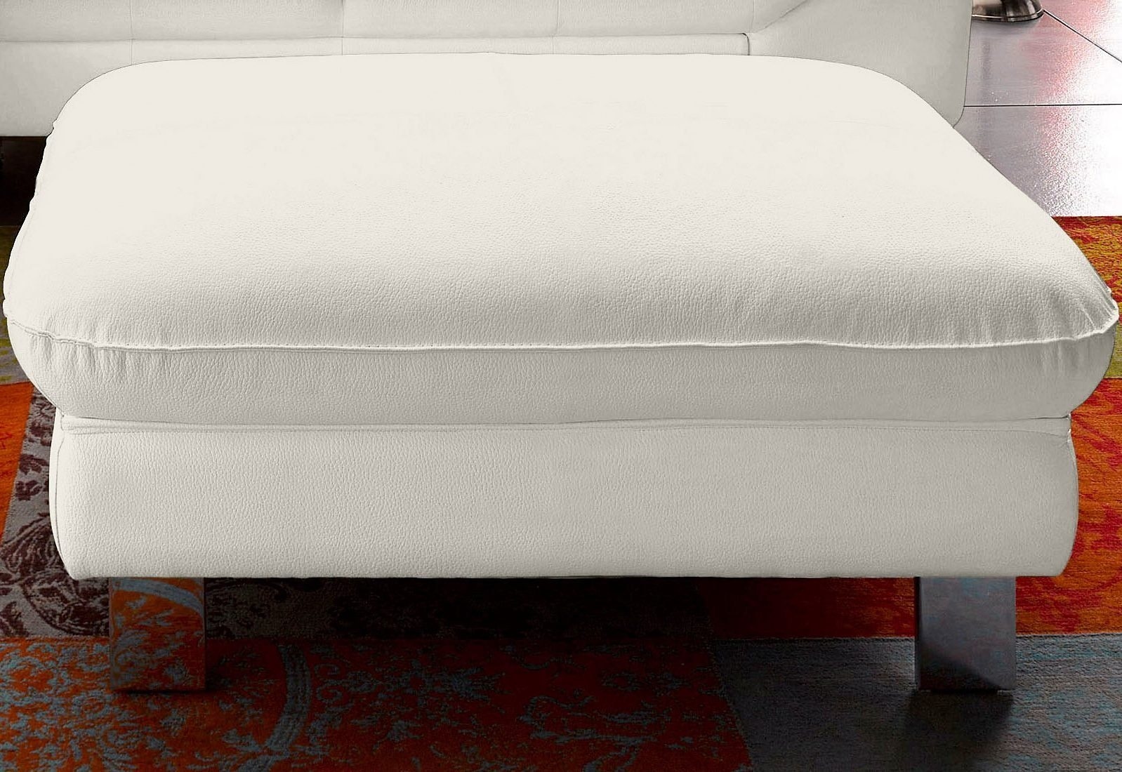 COTTA Polstergarnitur »Driver«, (Set), bestehend aus Ecksofa und Hocker, mit Kopfteilverstellung