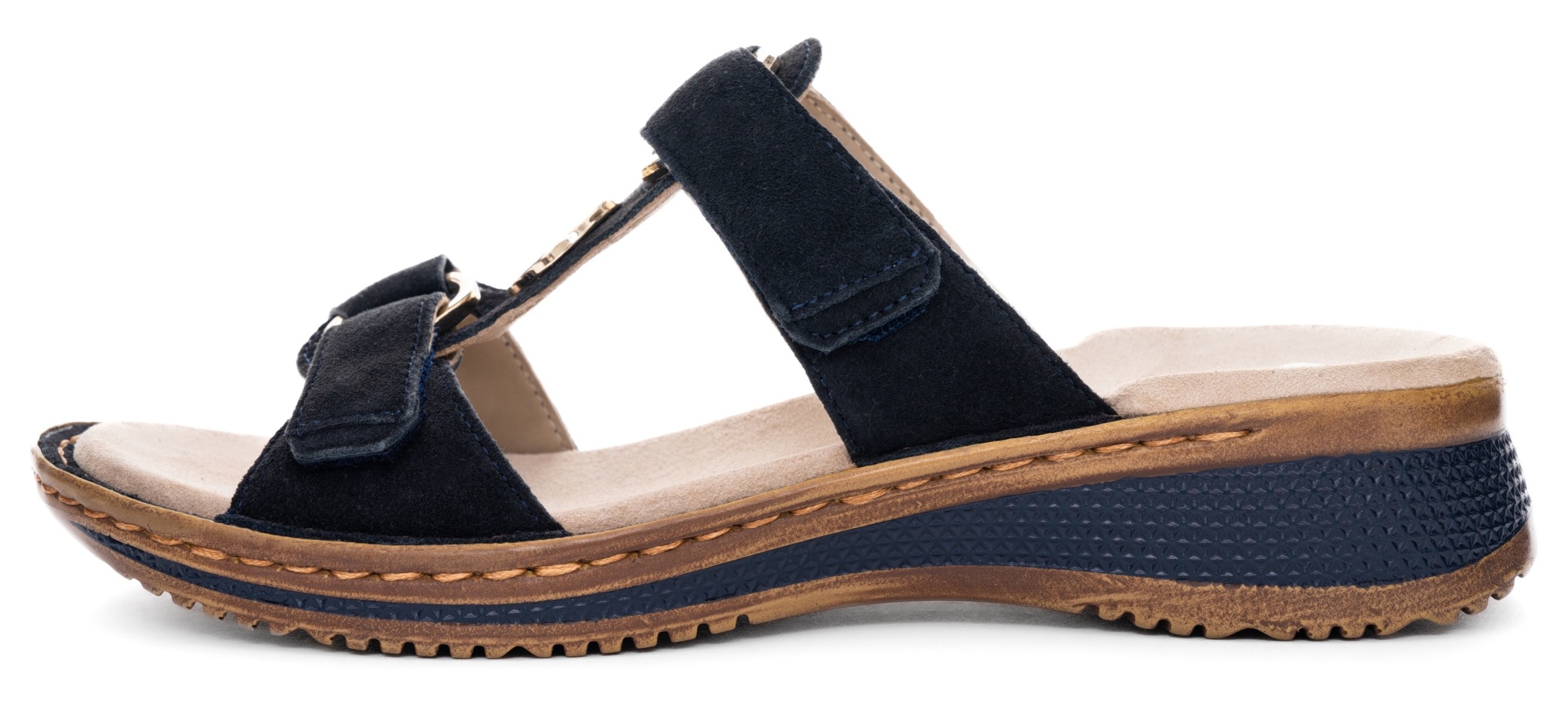 Ara Pantolette »HAWAII«, Keilabsatz, Sommerschuh, Schlappen mit Klett