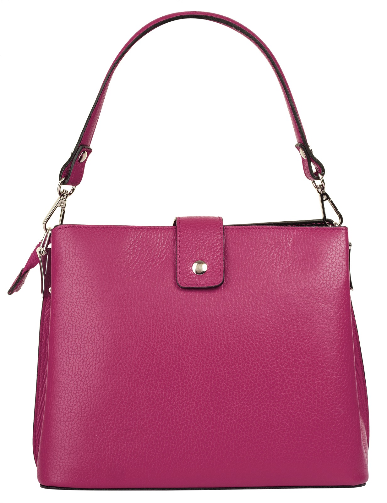Cluty Henkeltasche, echt Leder, Made in Italy