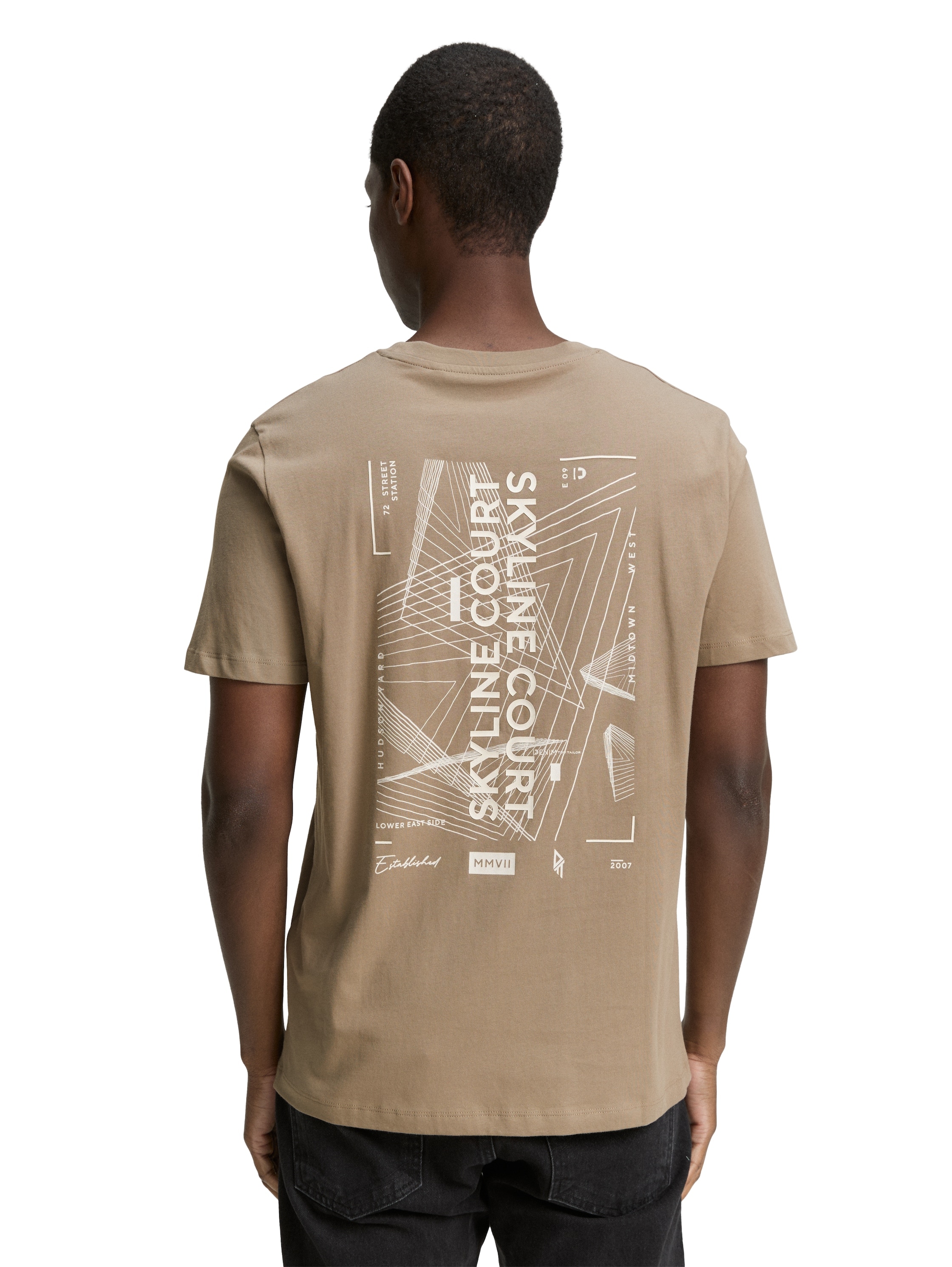 TOM TAILOR Denim T-Shirt, mit Rundhalsausschnitt