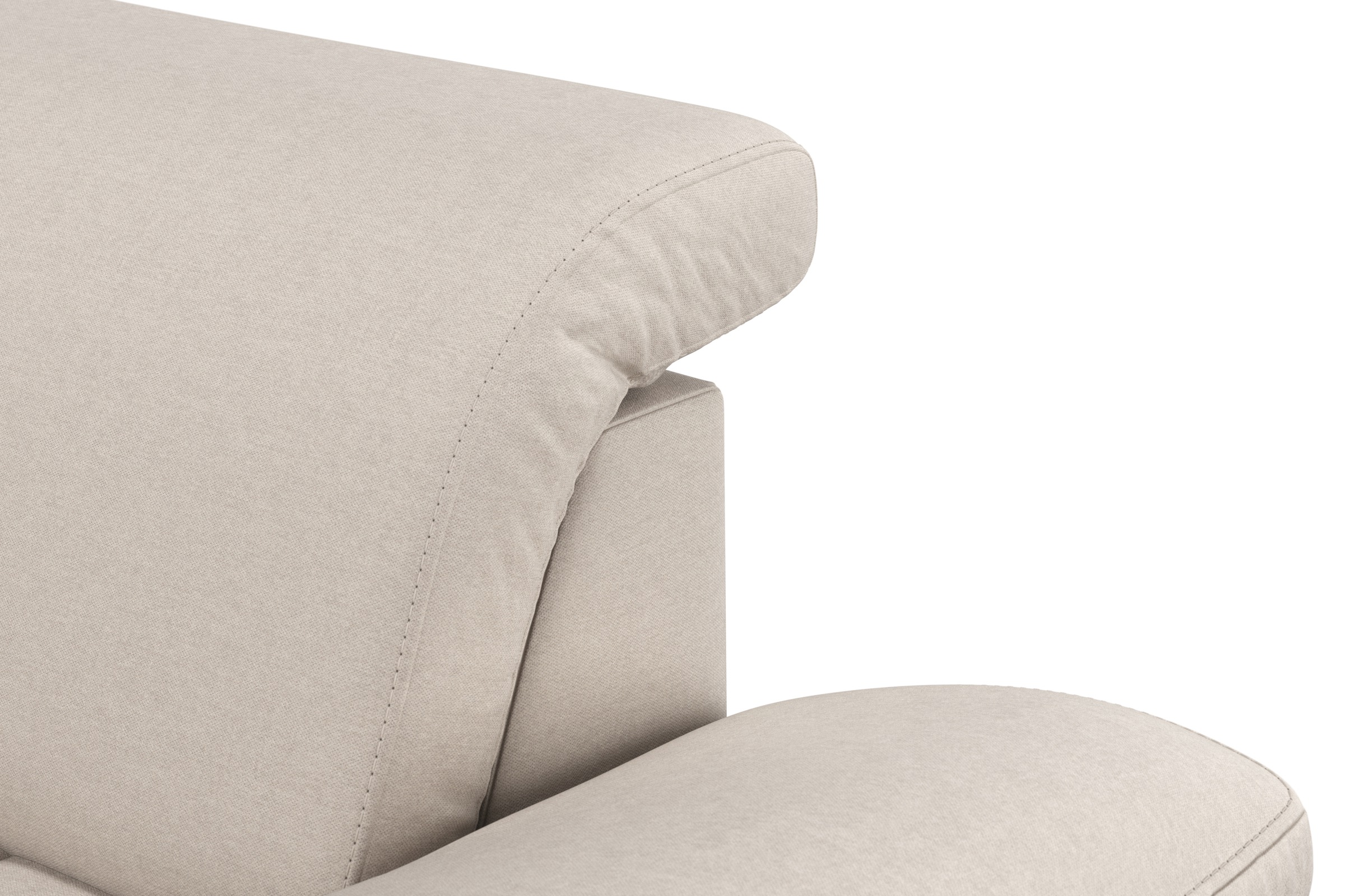 sit&more Ecksofa »Cool L-Form«, wahlweise mit Kopfteilverstellung und Vorziehsitz, motorisch