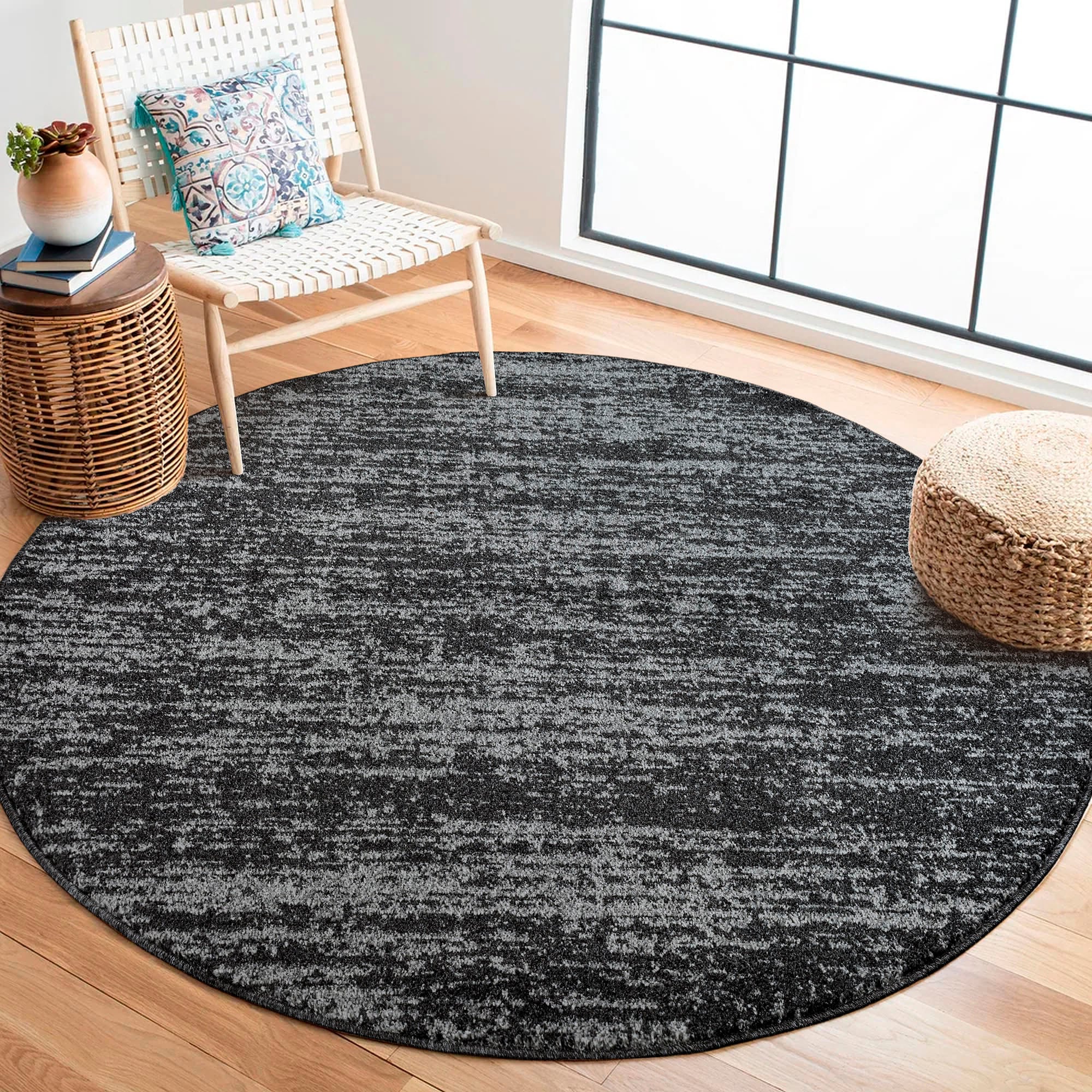 Sanat Teppich »Oslo«, rund, 10 mm Höhe, Kurzflor, Wohnzimmer, Schlafzimmer, günstig online kaufen