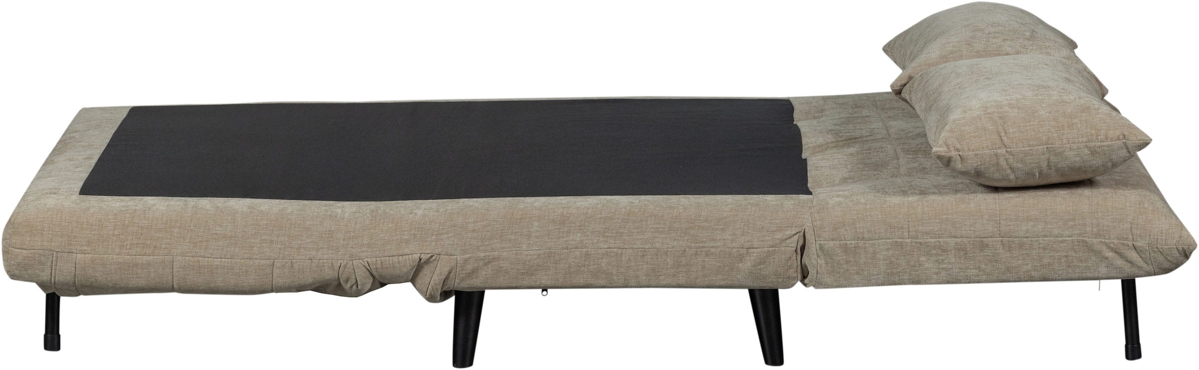 WOOOD Schlafsofa »Xem Chenille-Bezug gewebt mit Schlaffunktion, H 80 x B 122 x D 92 cm« Liegefläche 188 cm, Tragkraft 140 kg, Maximale Verschleißfestigkeit