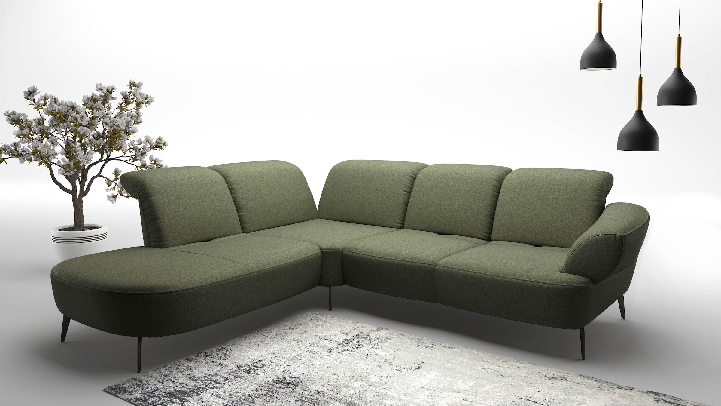 sit&more Ecksofa »Dance, L-Form, inkl. Sitztiefenverstellung« inkl. Click&S günstig online kaufen