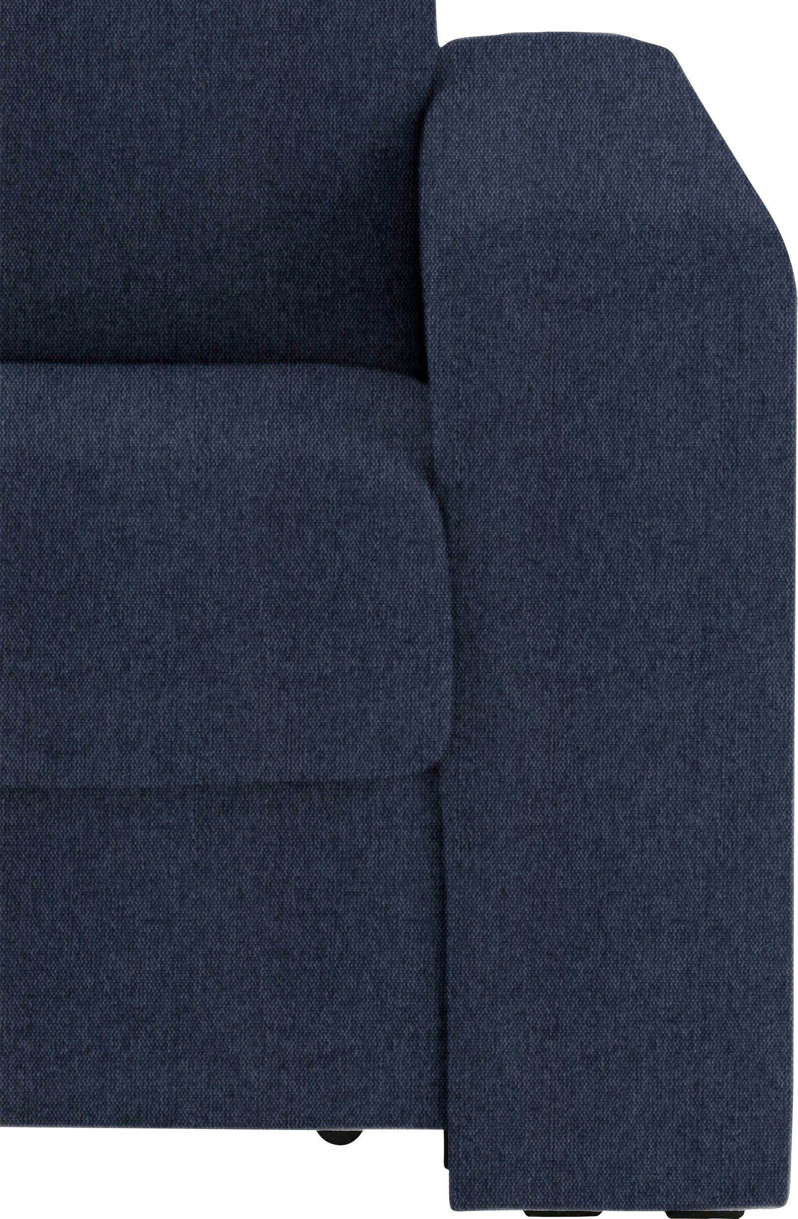 Home affaire Ecksofa »Roma "M" Matratzenhöhe 14 cm, Dauerschlaffunktion, mit Unterfederung,«, Liegemaße ca 143x198 cm, L-Form