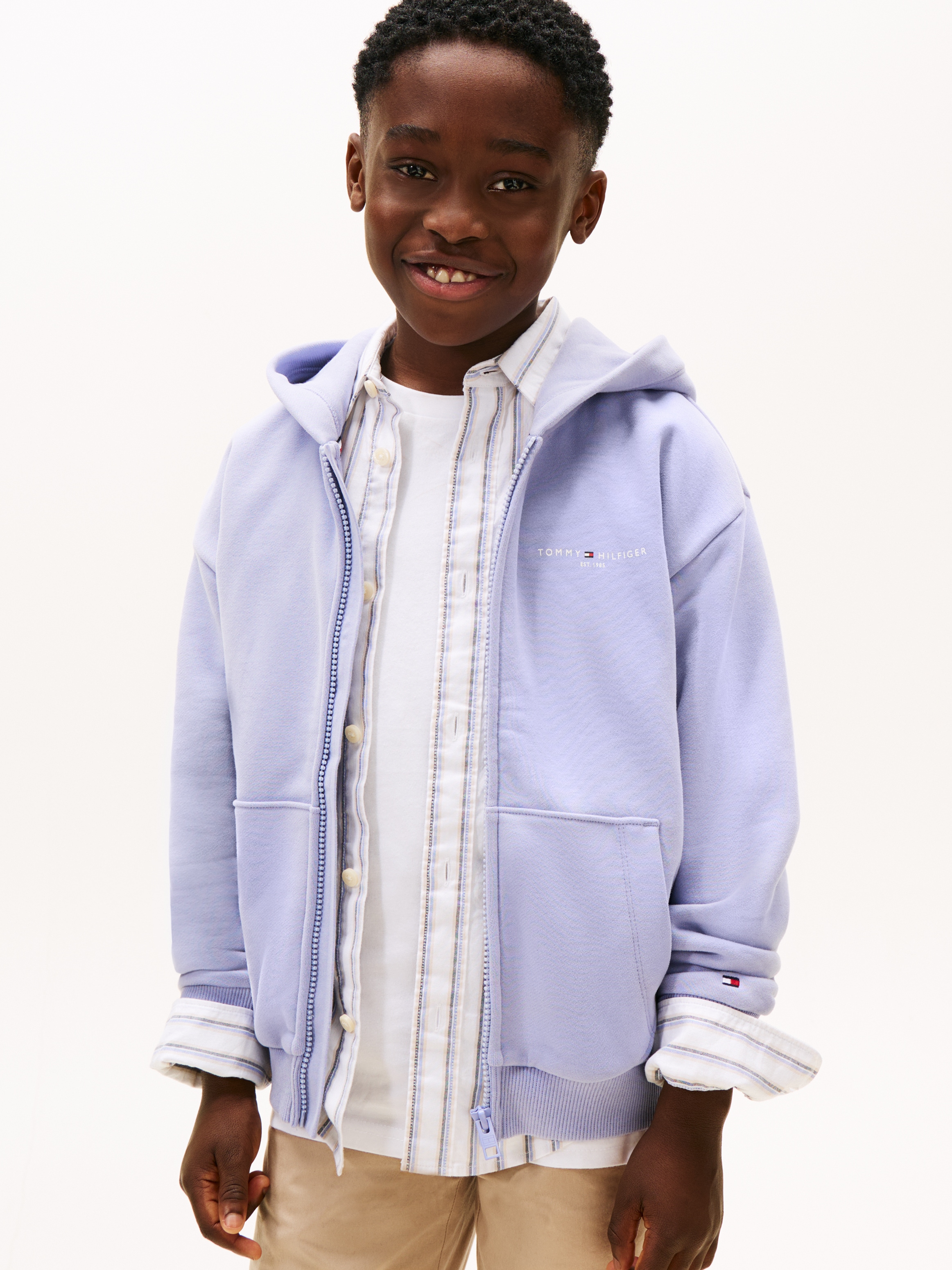 Tommy Hilfiger Sweatjacke Regular fit, für Kinder bis 16 Jahre