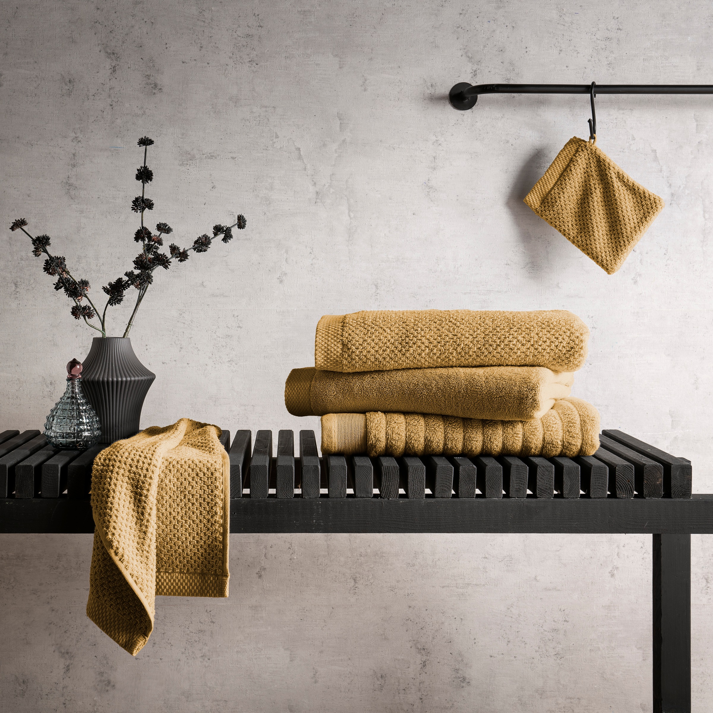 Heckett & Lane Handtücher »Heckettlane Handtuch Premium« Handtücherset aus hochwertige Baumwolle, 650gr/m²