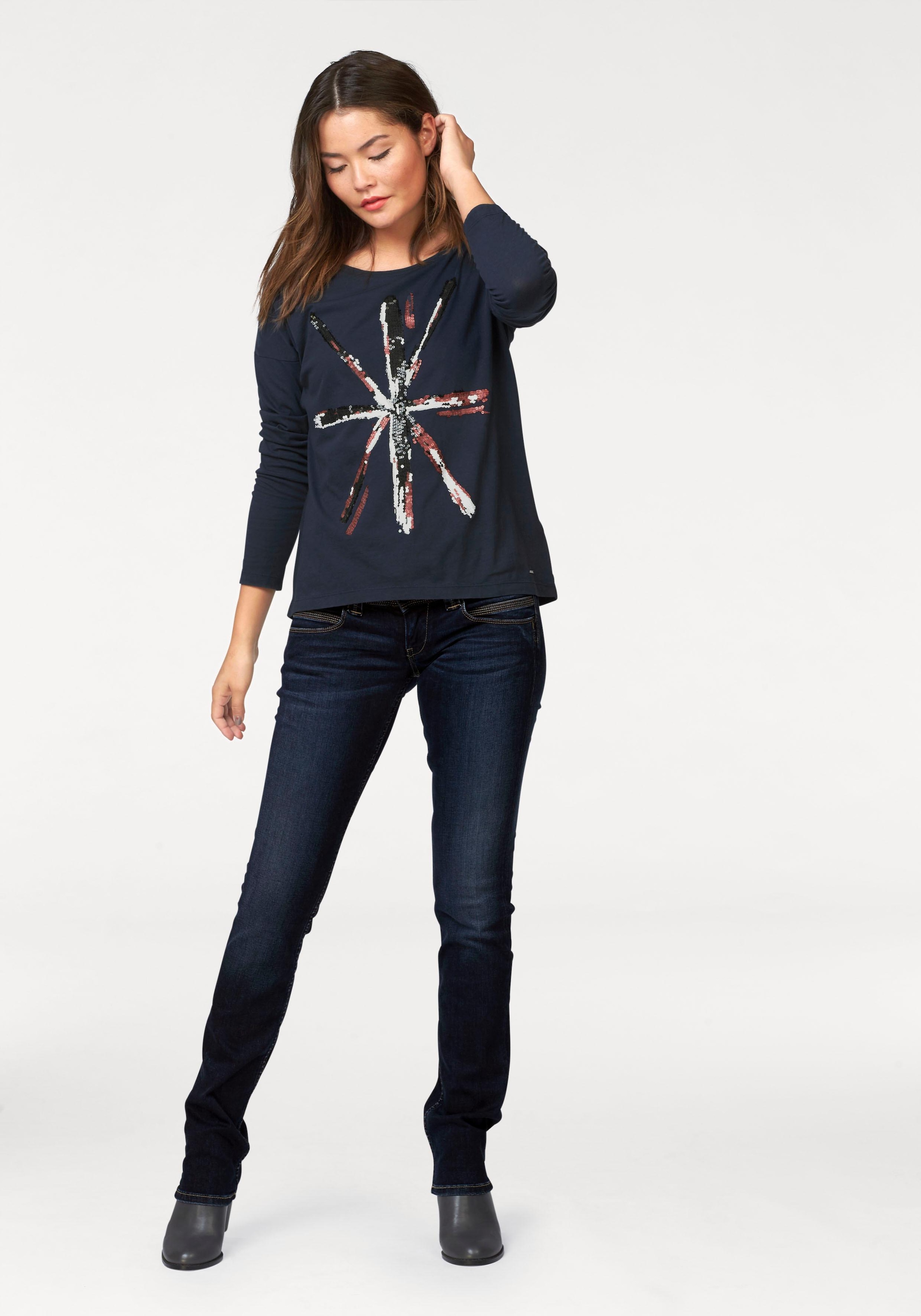 Pepe Jeans Regular-fit-Jeans »VENUS«, mit online bestellen Badge