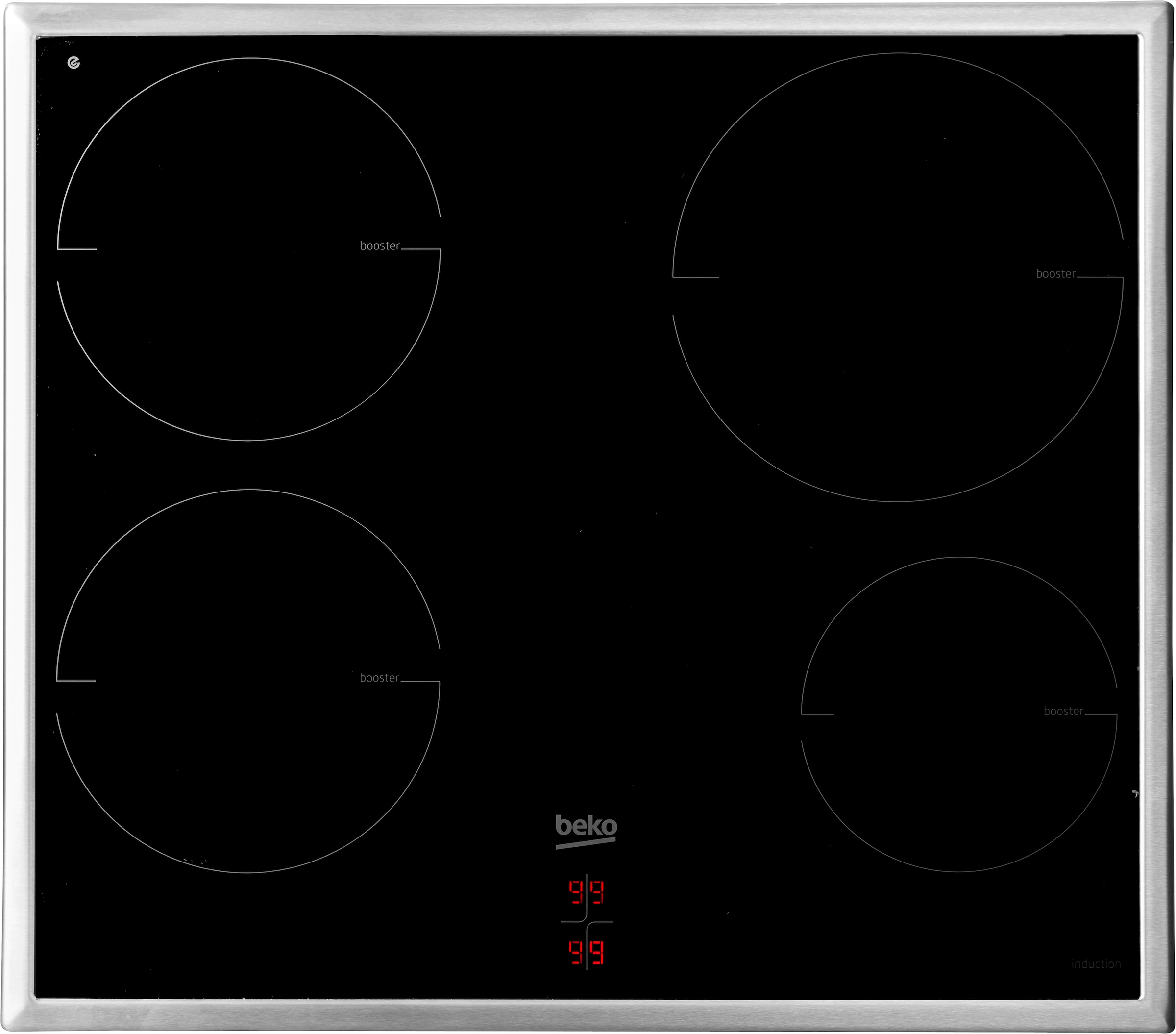 BEKO Induktions Herd-Set »BBUM13340XMPEF«, mit 2-fach-Teleskopauszug, Pyrolyse-Selbstreinigung