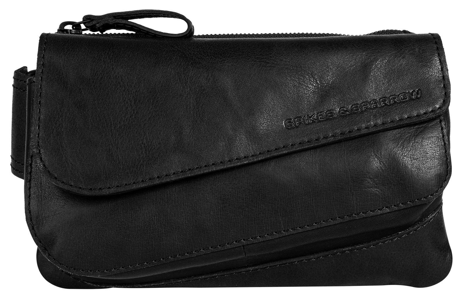 Spikes & Sparrow Gürteltasche, echt Leder