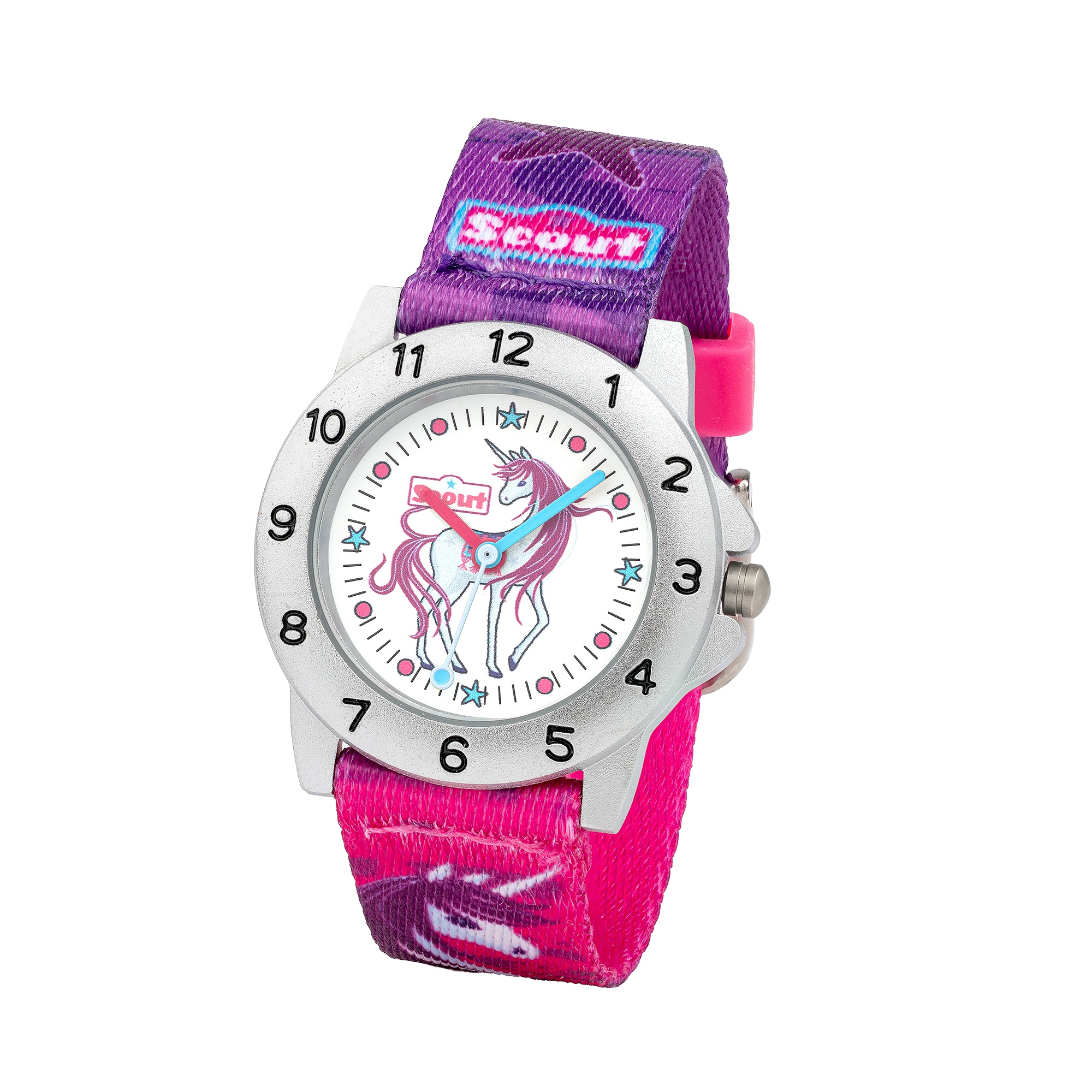 Scout Quarzuhr »Achtion Girls, 280378008« Armbanduhr, Kinderuhr, Geschenkidee, Schulanfang, Mädchen, Einhorn