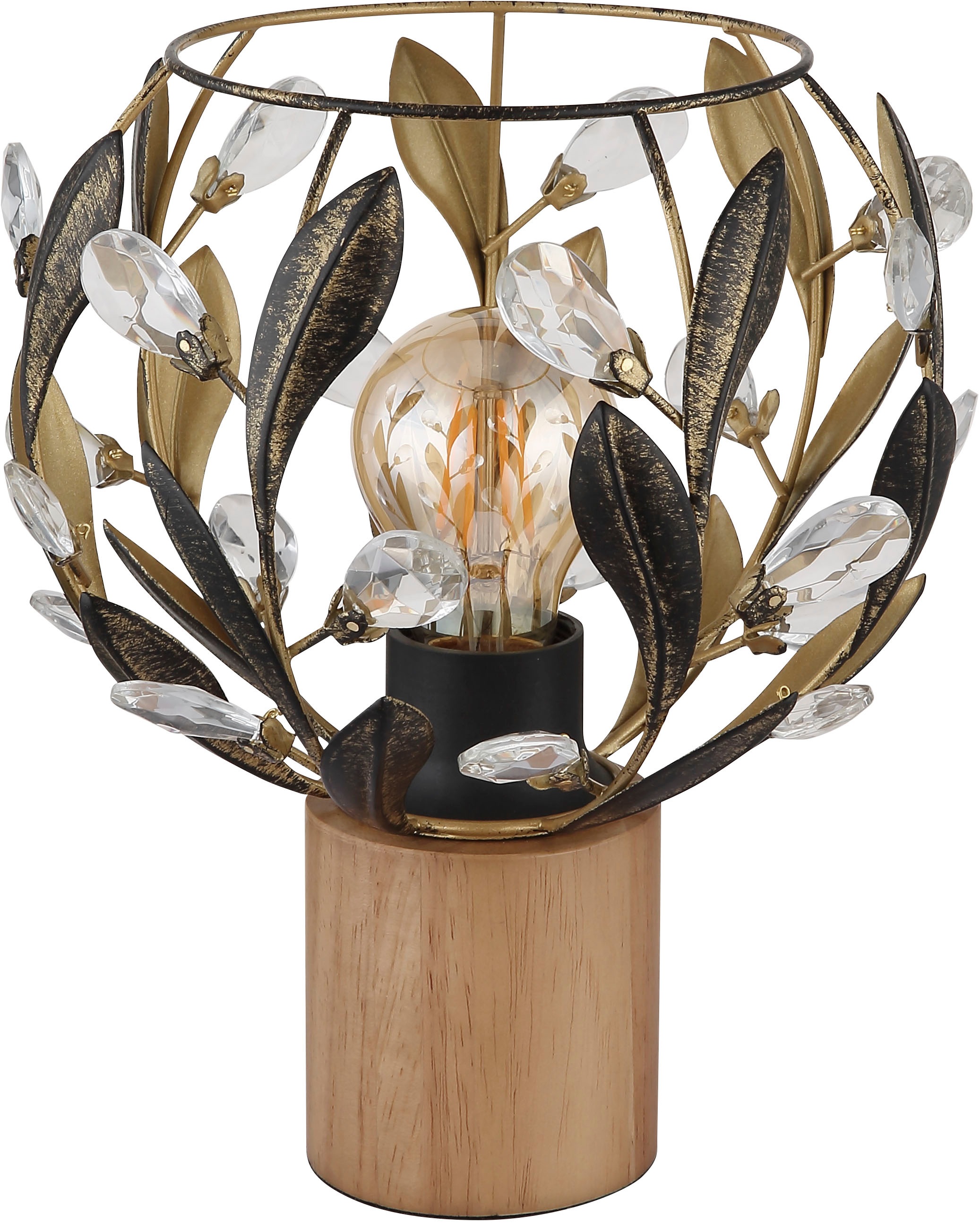 GLOBO LIGHTING Tischleuchte »MIKA« E27 1 Stk. Tischlampe Nachttischlampe Deko-Tischleuchte Schlafzimmer