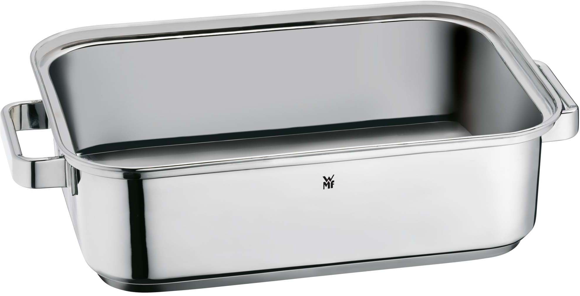 WMF Dampfgartopf »Vitalis Bräter mit Deckel«, Cromargan® Edelstahl Rostfrei 18/10, herausnehmbares Thermometer, für alle gängigen Herdarten geeignet