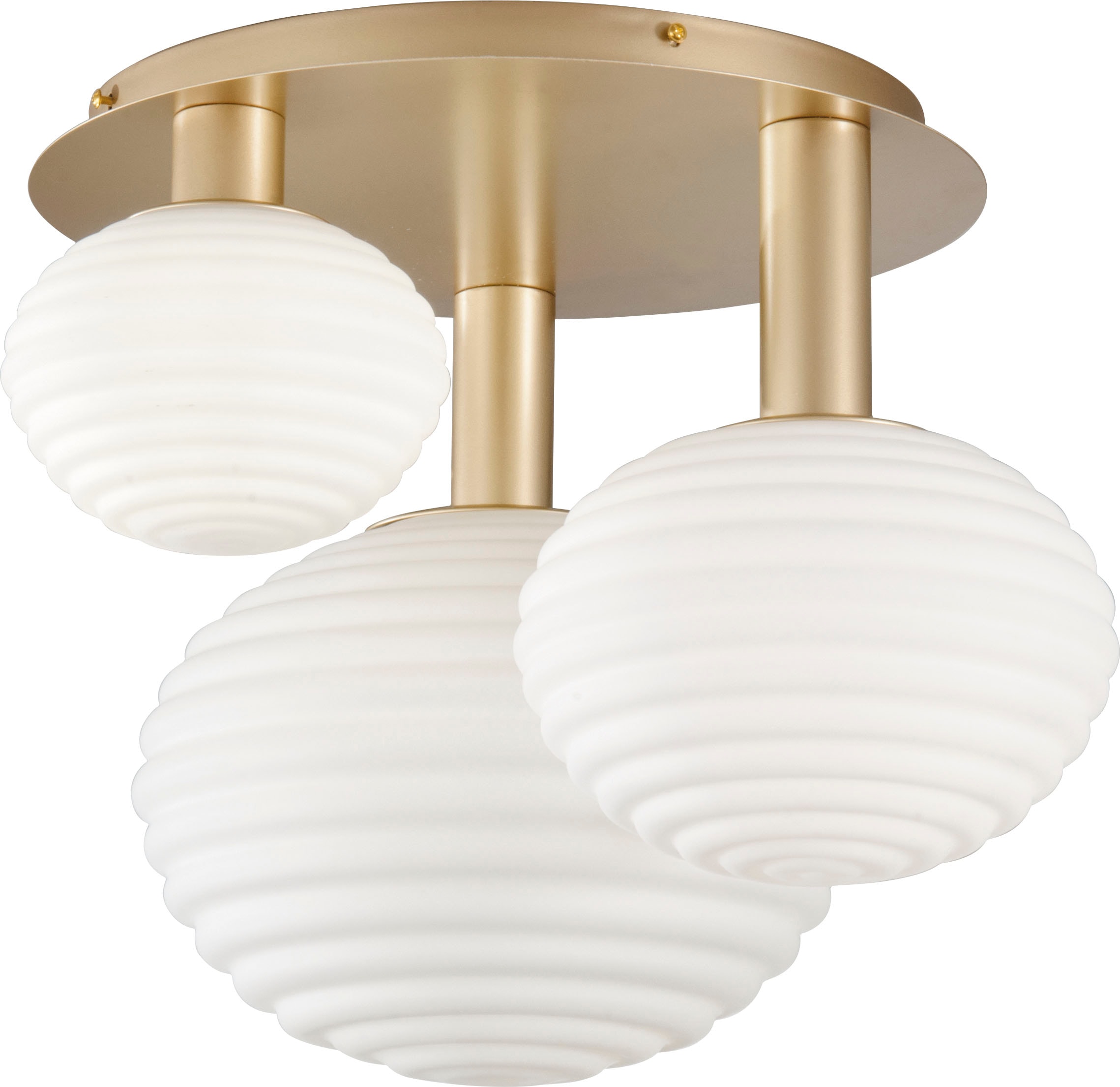 ECO-LIGHT Deckenleuchten »Deckenleuchte RIPPLE«, 3 flammig, Leuchtmittel E2 günstig online kaufen