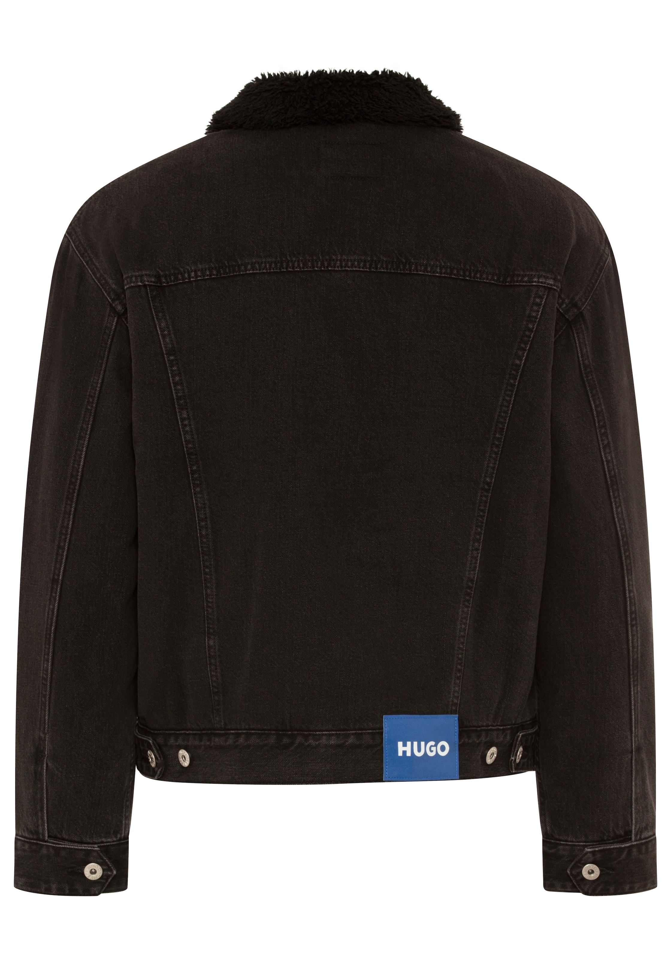 HUGO Jeansjacke »Dex 1« warm gefüttert, regular fit, stone washed