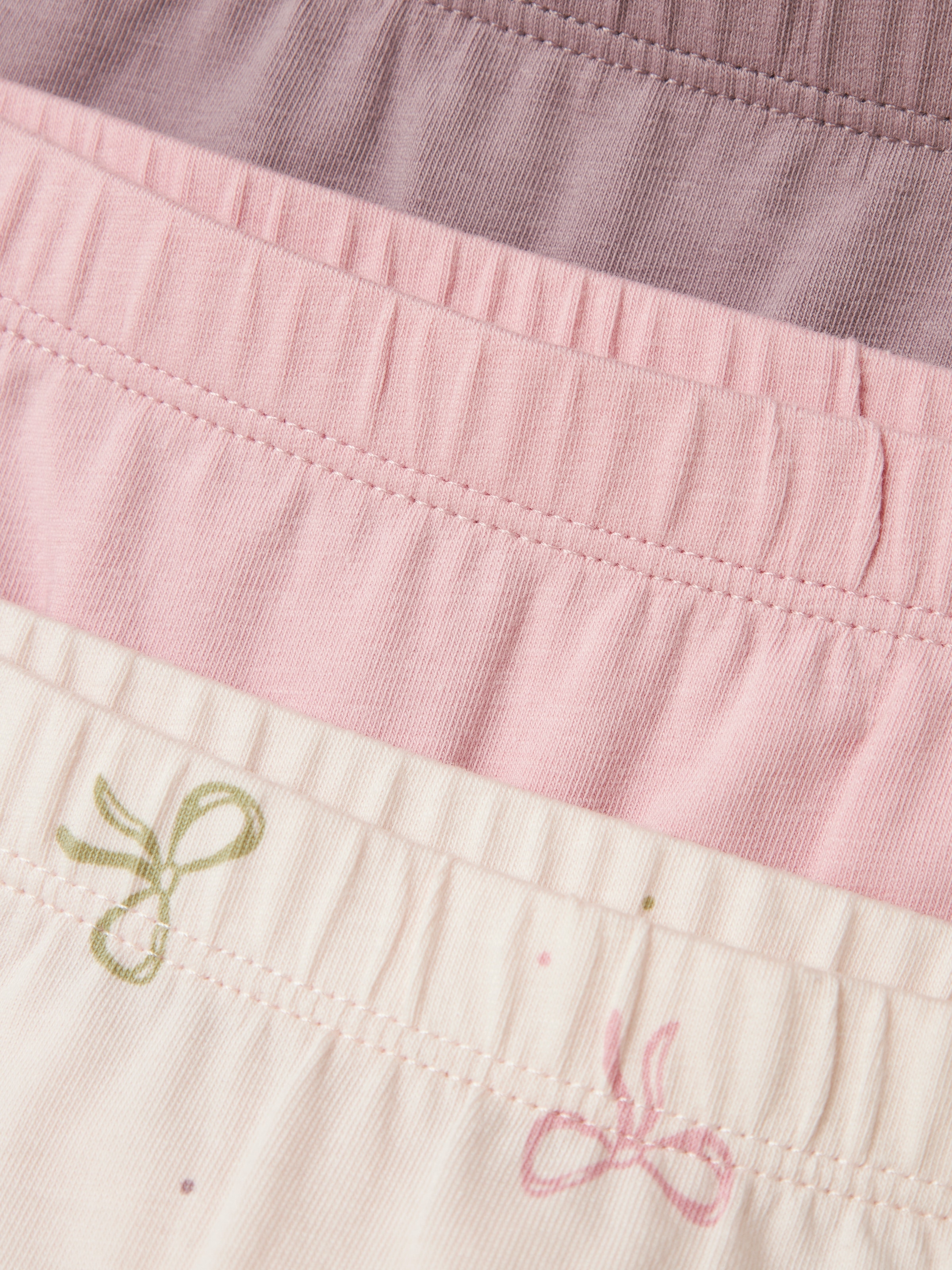 Name It Boxershorts »NMFTIGHTS 3P BARELY PINK BOW NOOS«, (Packung, 3 St.)