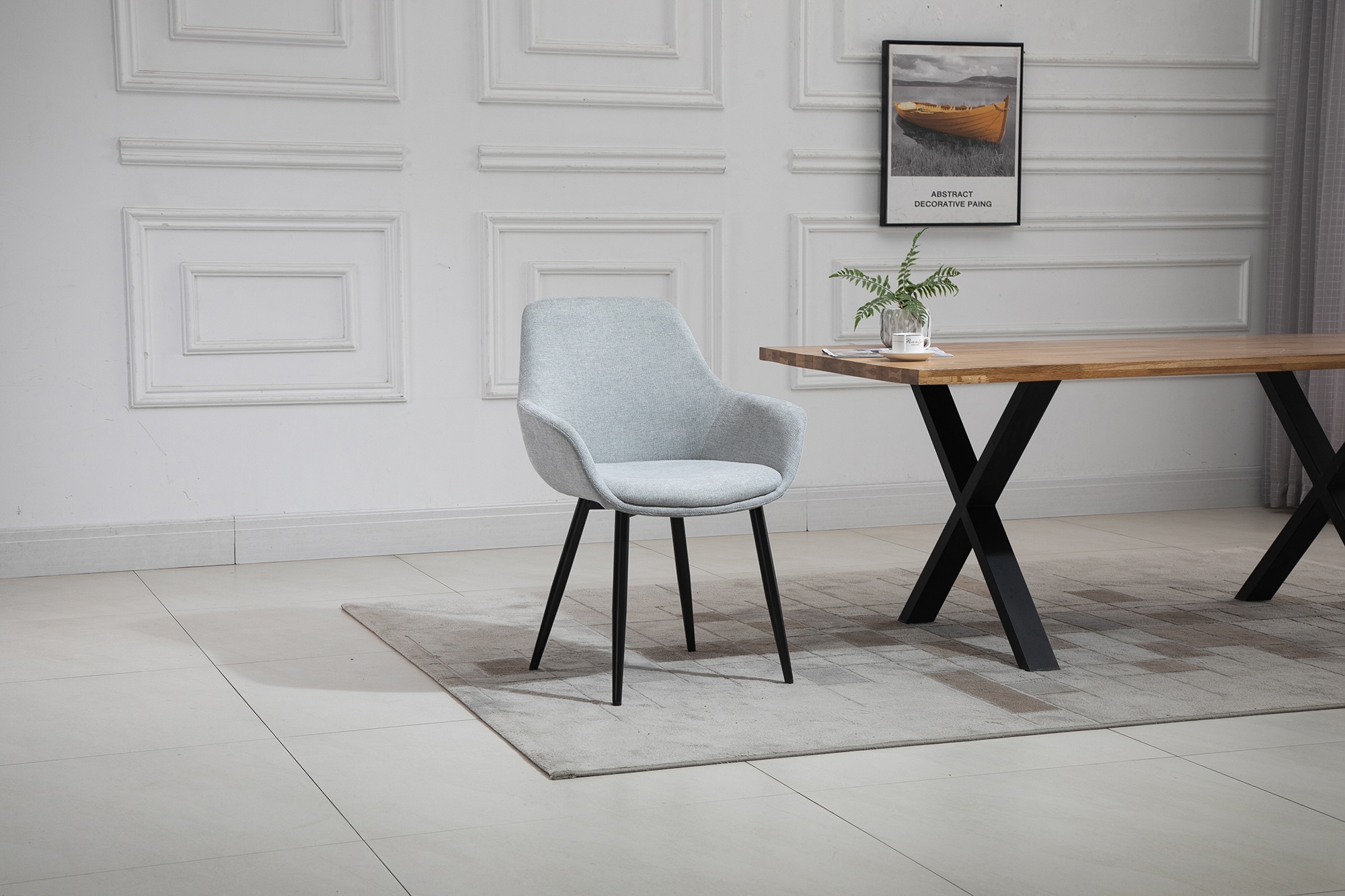 SalesFever Essgruppe, (Set, 5 tlg.), Tischplatte behandelt mit OSMO Hartwachs-Öl in seidenmattem Finish