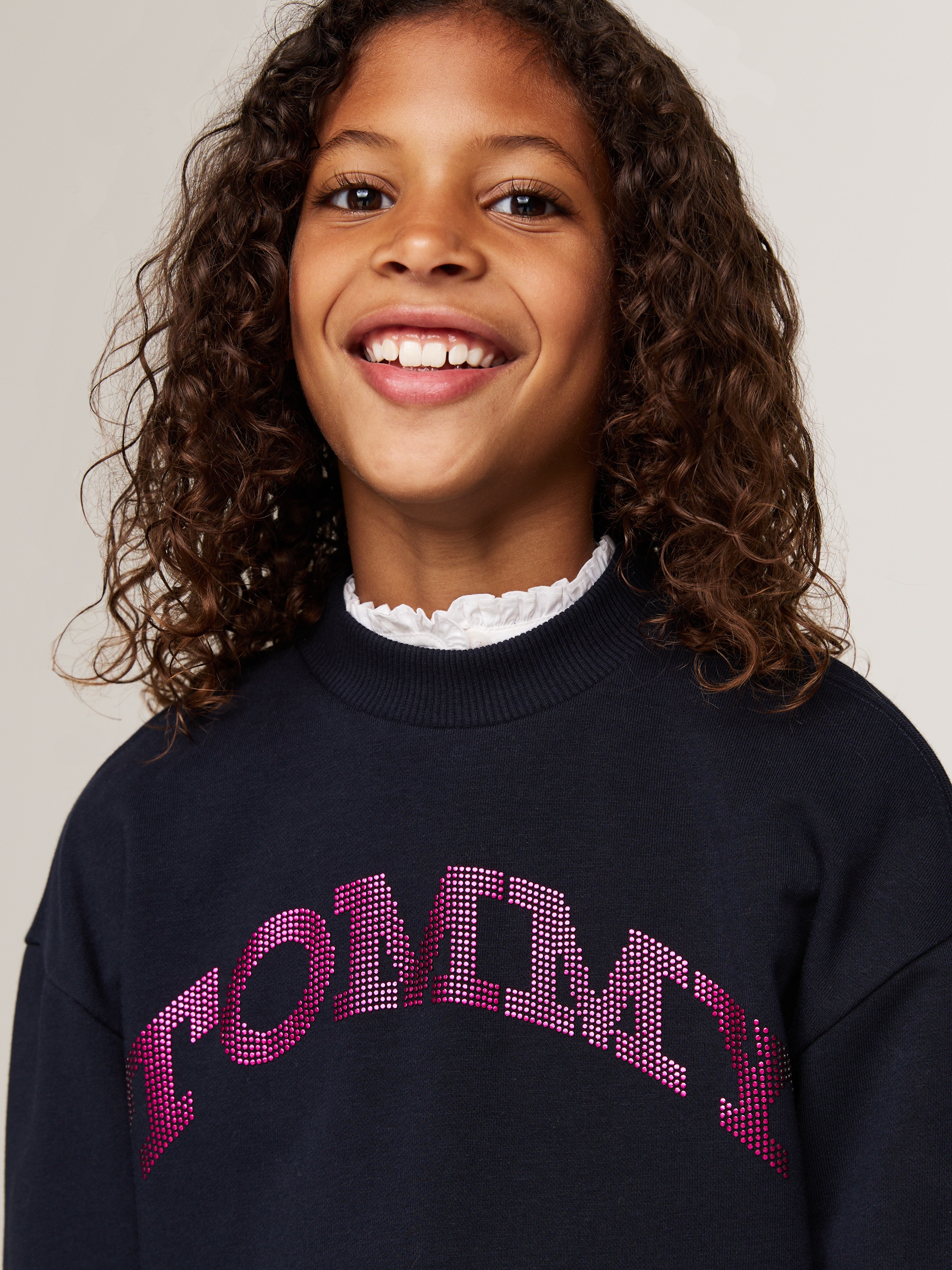 Tommy Hilfiger Sweatshirt »TOMMY DOT FOIL CN SWEATSHIRT«, mit Logo-Foliendruck
