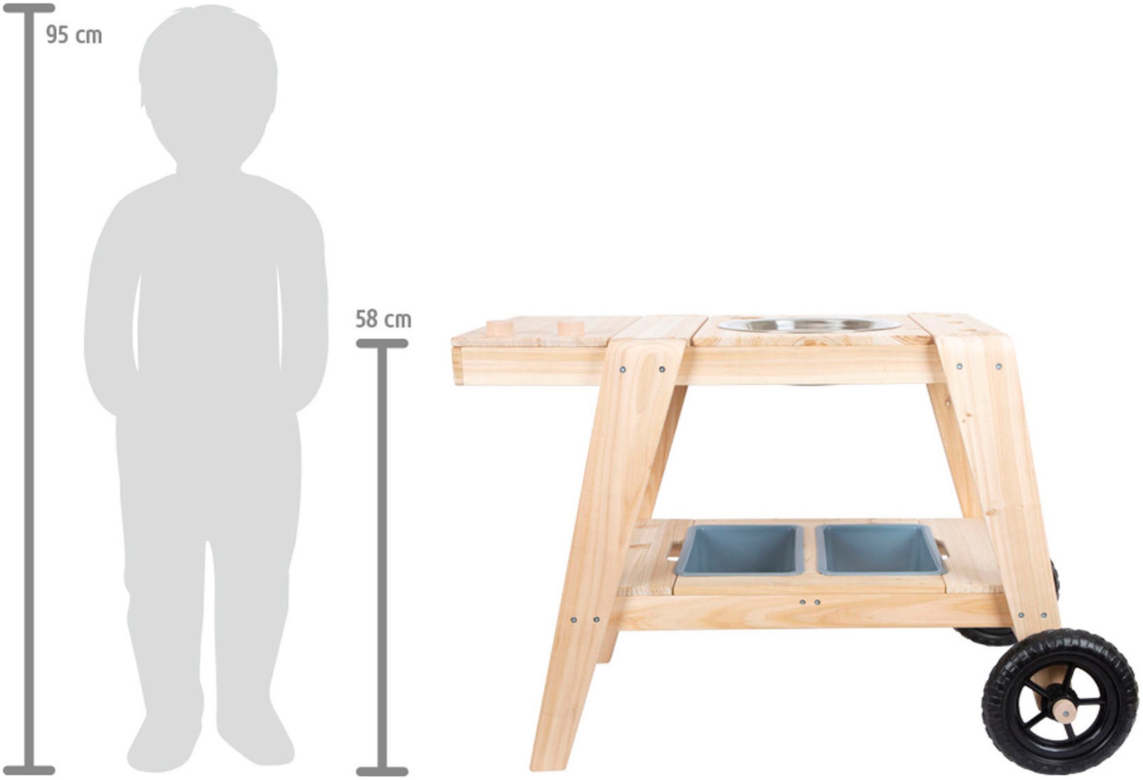 Small Foot Outdoor-Spielküche »Matschküche kompakt«