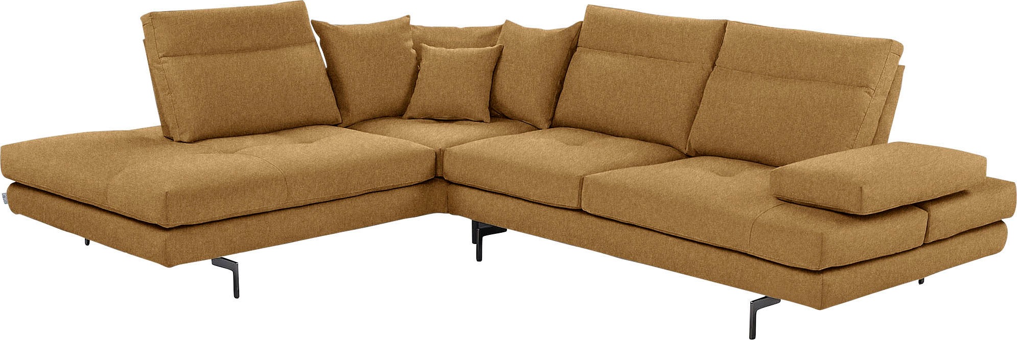 CALIA ITALIA Ecksofa »Toby Wing, Komfortsofa mit Sitzkomfort der Extraklass günstig online kaufen