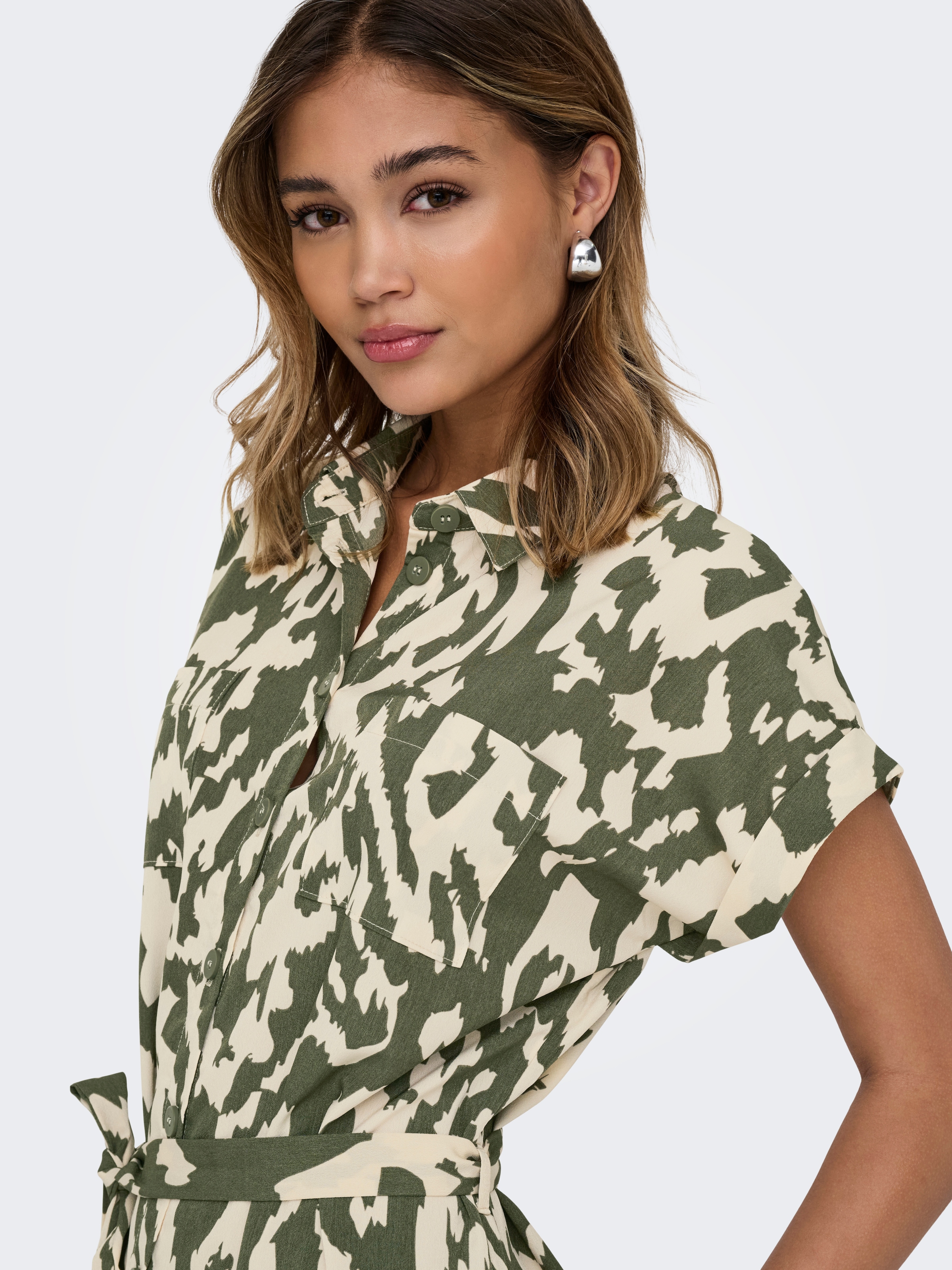 ONLY Hemdblusenkleid »ONLHANNOVER S/S SHIRT DRESS NOOS WVN«