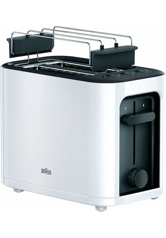 Toaster »HT 3010 WH«, 2 kurze Schlitze, für 2 Scheiben, 1000 W