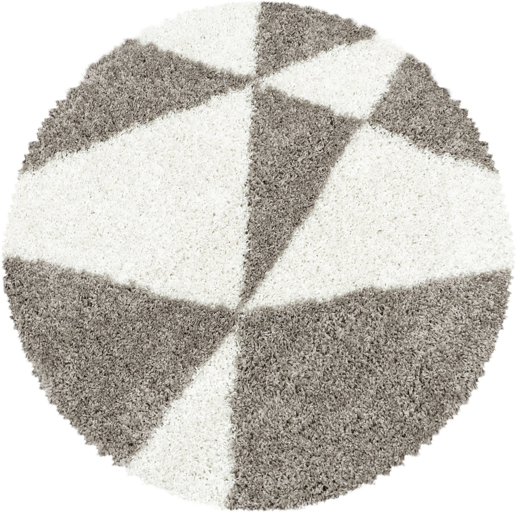 Ayyildiz Teppiche Hochflor-Teppich »TANGO 3101«, rund, 50 mm Höhe günstig online kaufen